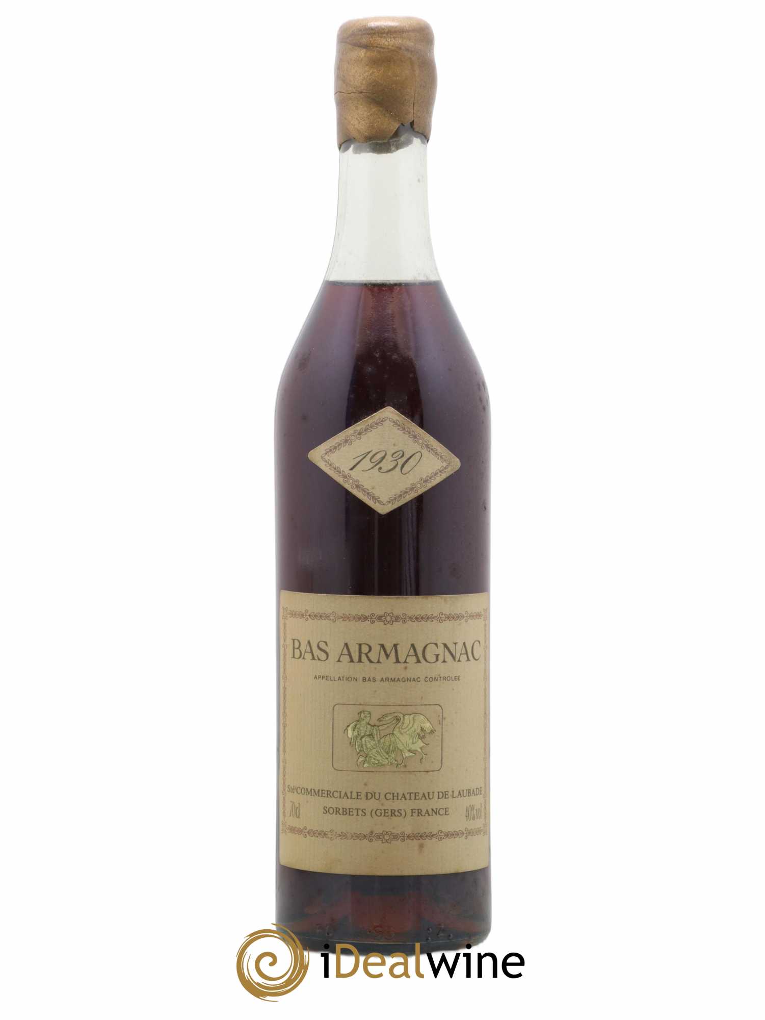 Bas-Armagnac Château de Laubade 1930 - Lot de 1 bouteille - 0