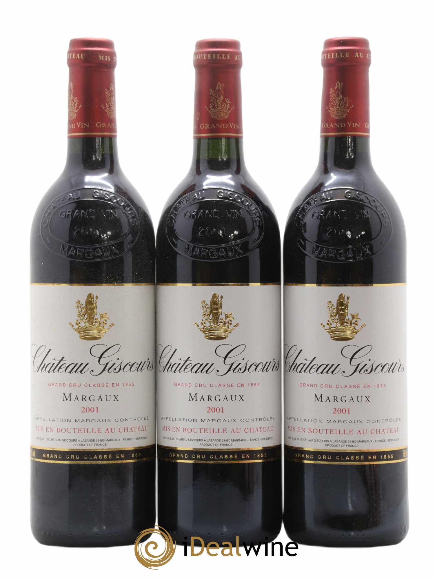 Château Giscours 3ème Grand Cru Classé 2001 - Lot de 12 bouteilles - 1