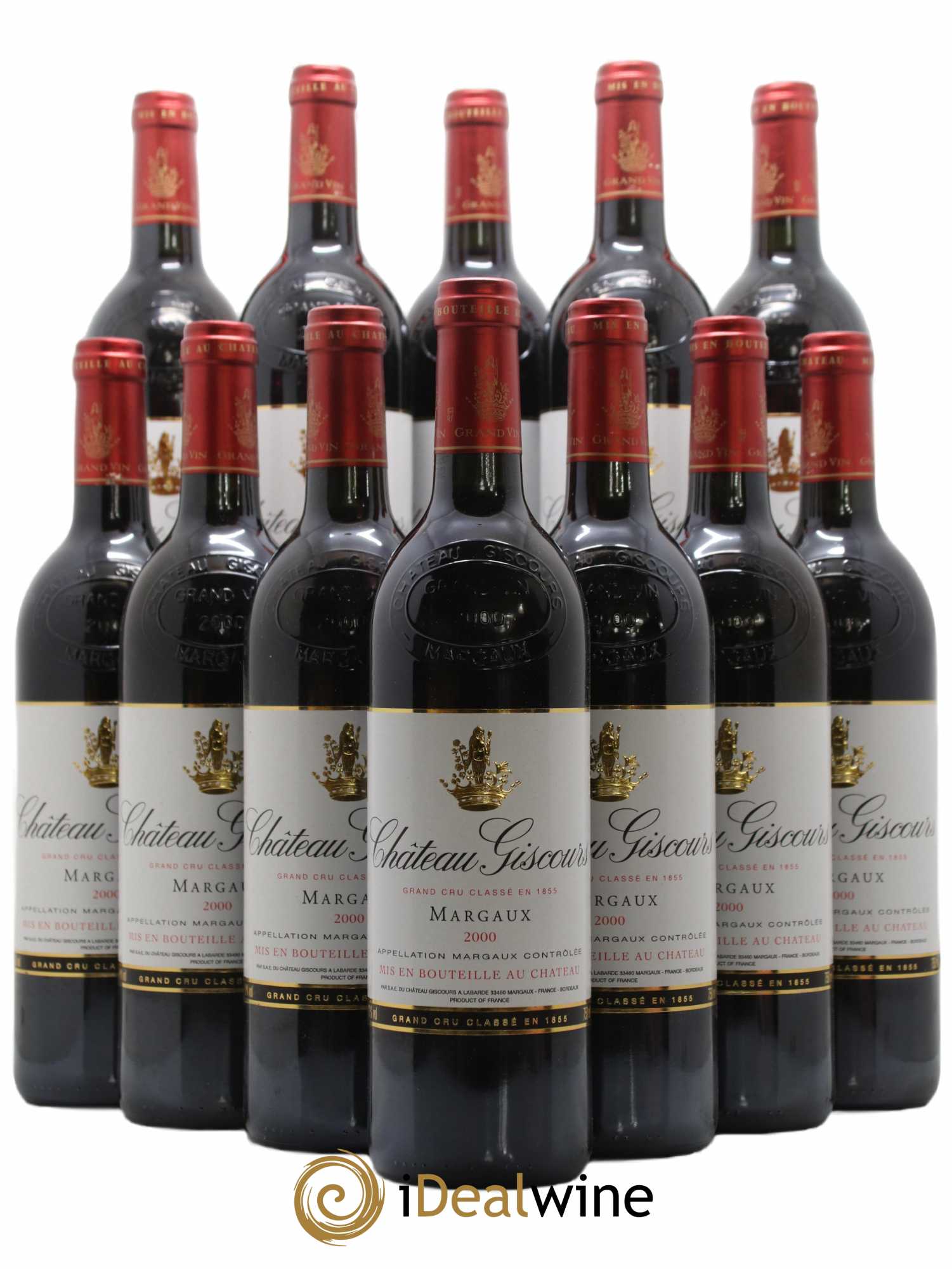Château Giscours 3ème Grand Cru Classé 2000 - Lot de 12 bouteilles - 0