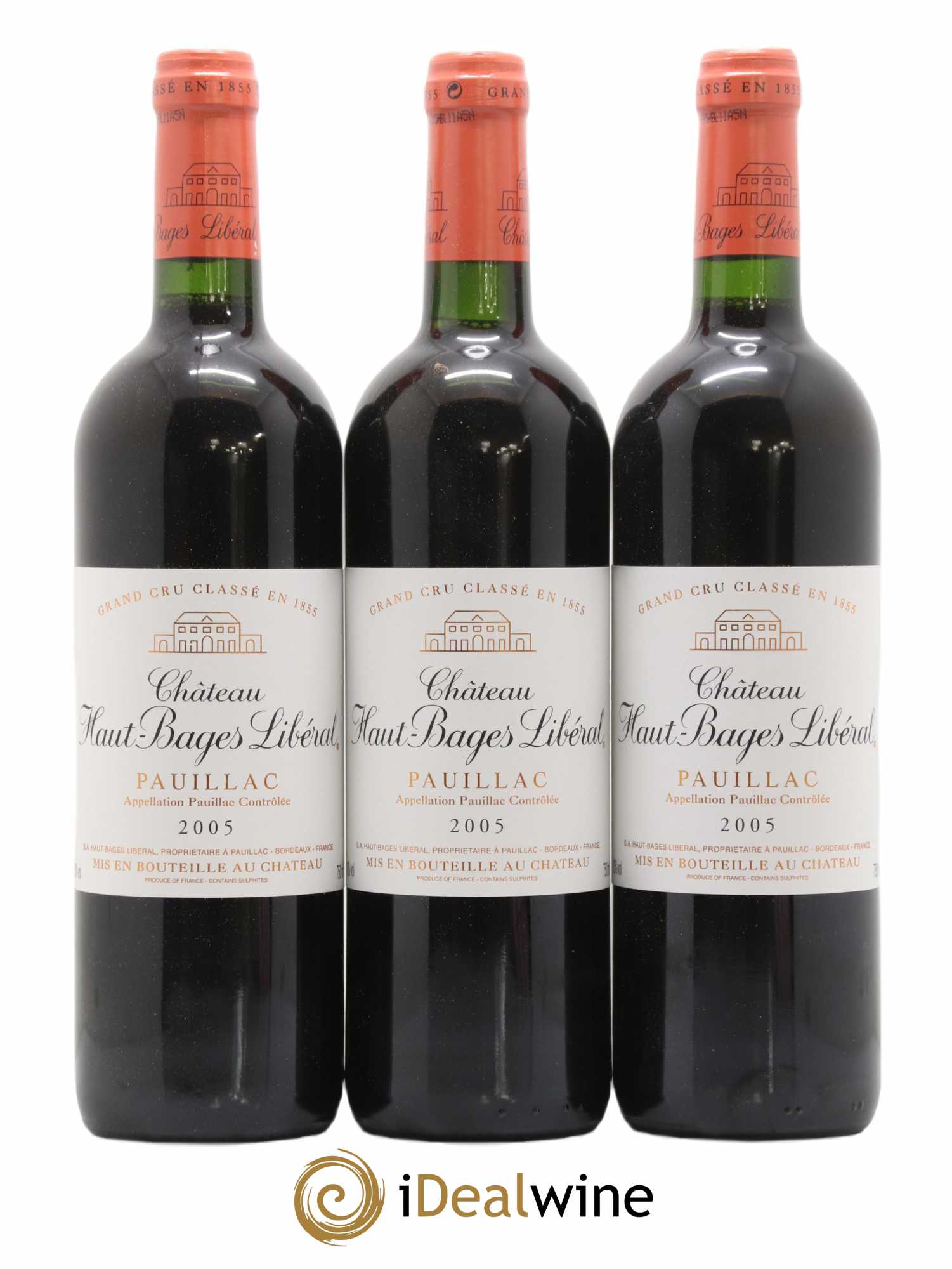 Château Haut Bages Libéral 5ème Grand Cru Classé 2005 - Lot de 12 bouteilles - 1