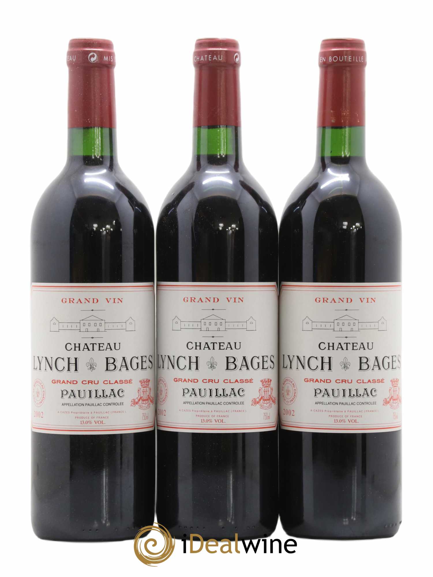 Château Lynch Bages 5ème Grand Cru Classé 2002 - Lot de 12 bouteilles - 2