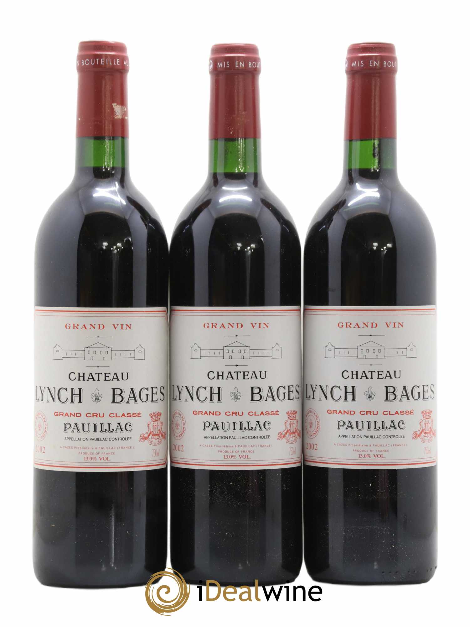 Château Lynch Bages 5ème Grand Cru Classé 2002 - Lot de 12 bouteilles - 3