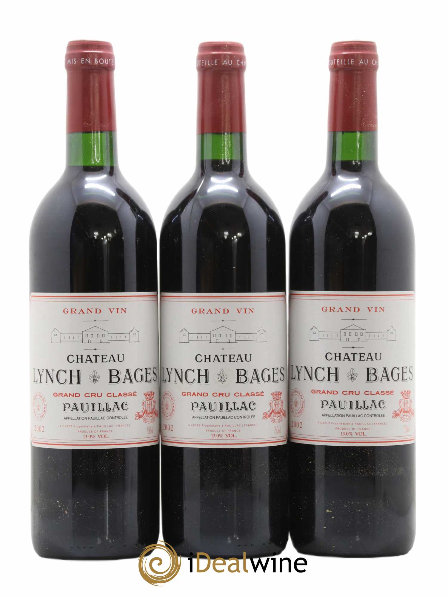 Château Lynch Bages 5ème Grand Cru Classé 2002 - Lot de 12 bouteilles - 4