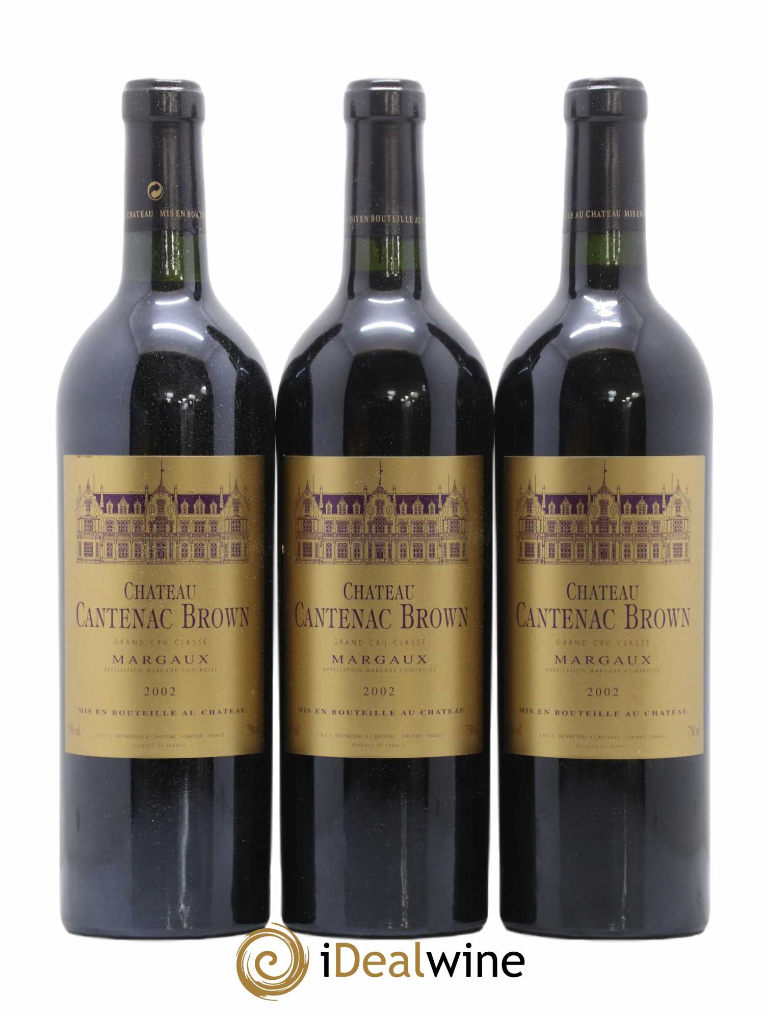 Château Cantenac Brown 3ème Grand Cru Classé 2002 - Lot de 12 bouteilles - 2