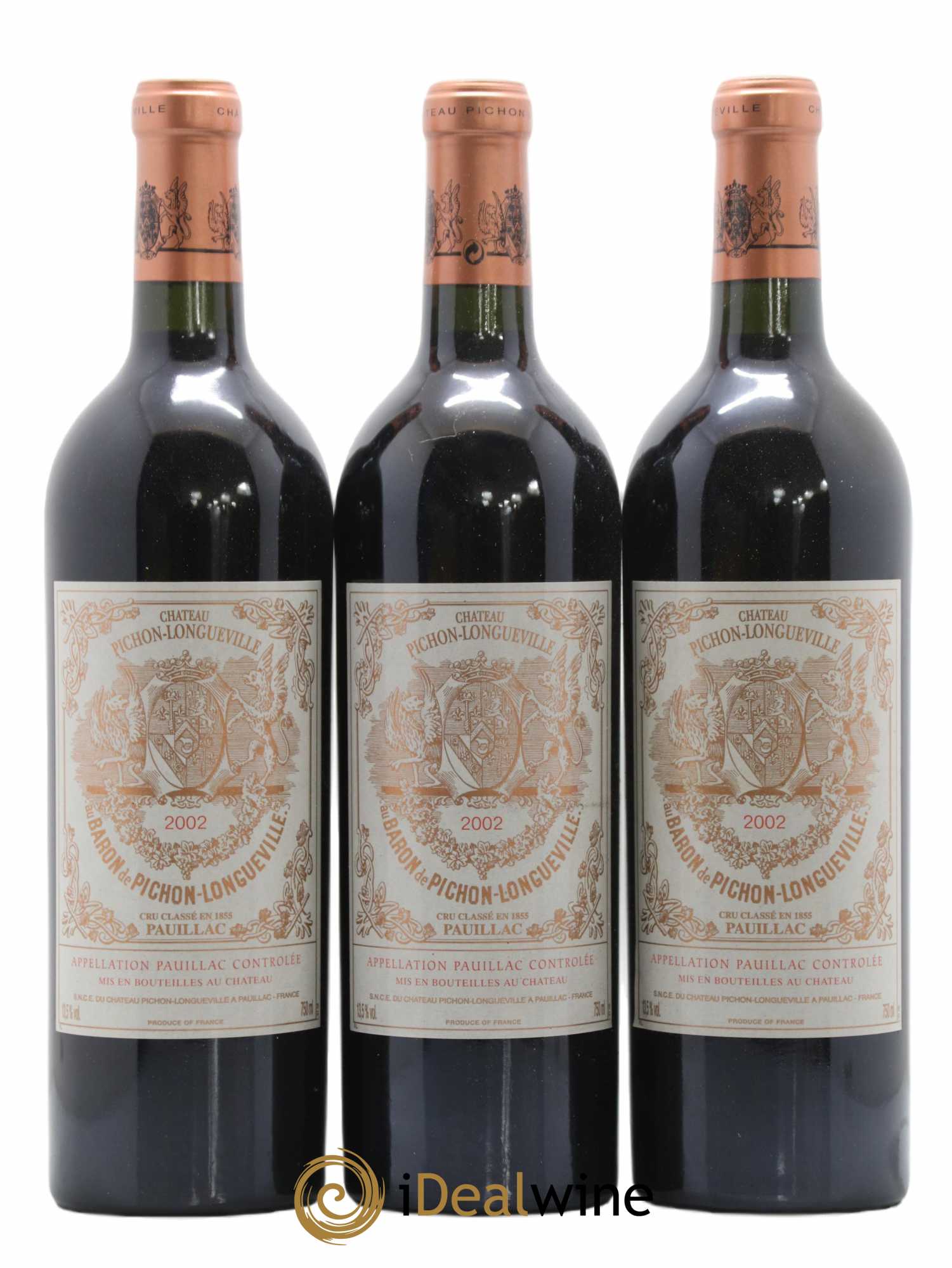 Pichon Longueville Baron 2ème Grand Cru Classé 2002 - Lot de 12 bouteilles - 2
