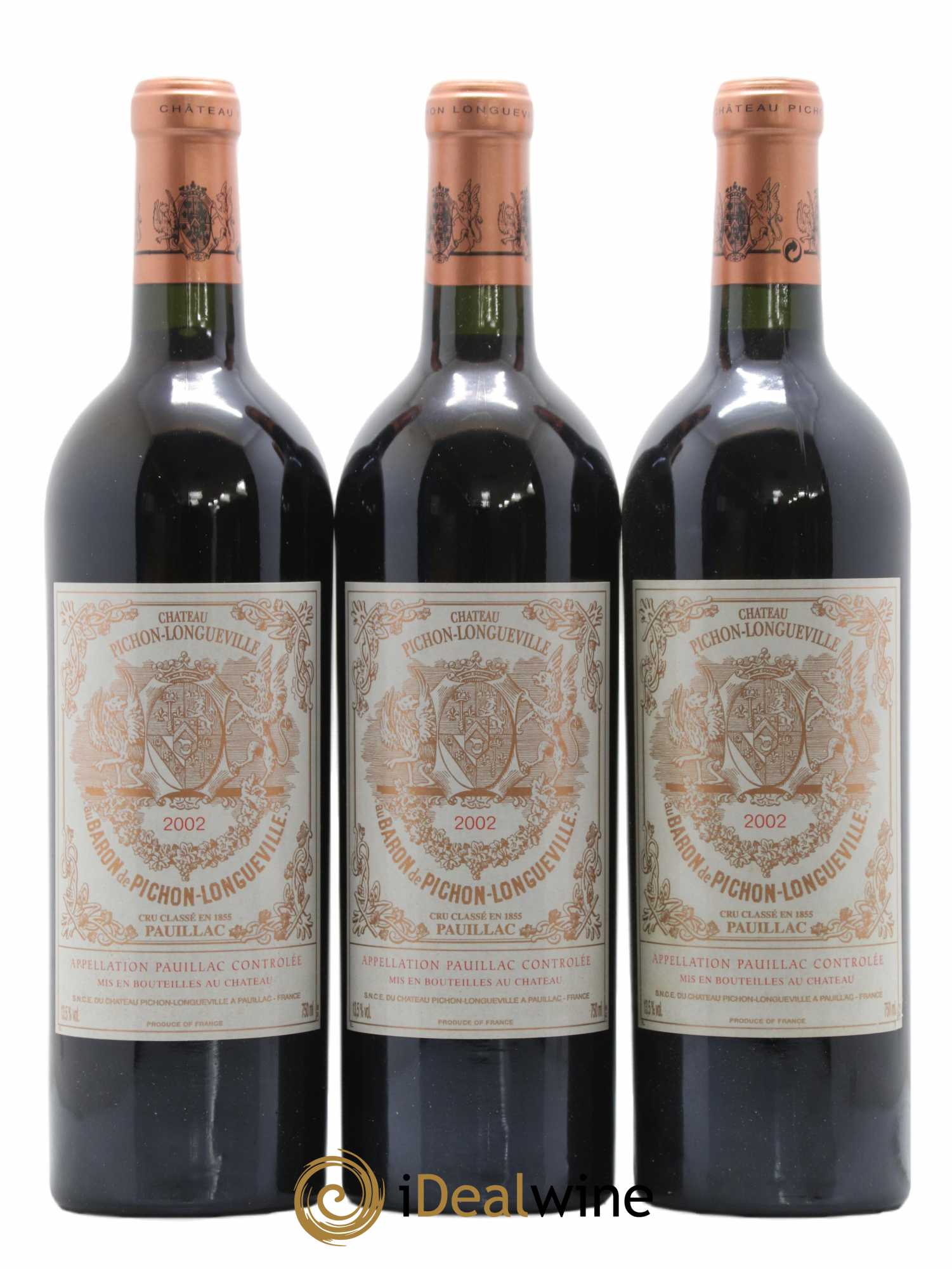 Pichon Longueville Baron 2ème Grand Cru Classé 2002 - Lot de 12 bouteilles - 3