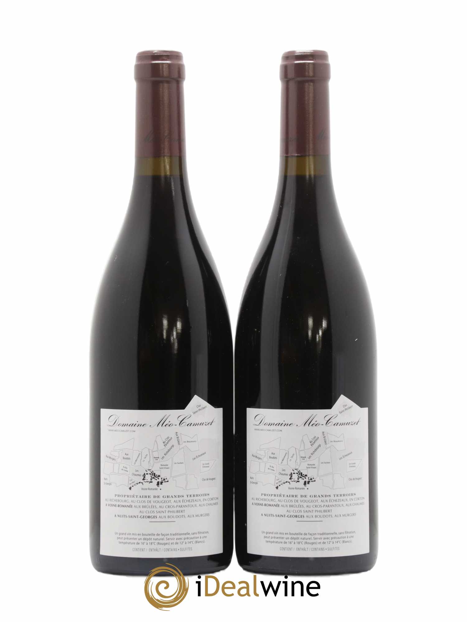 Corton Grand Cru Clos Rognet Méo-Camuzet (Domaine) 2012 - Lot de 2 bouteilles - 1