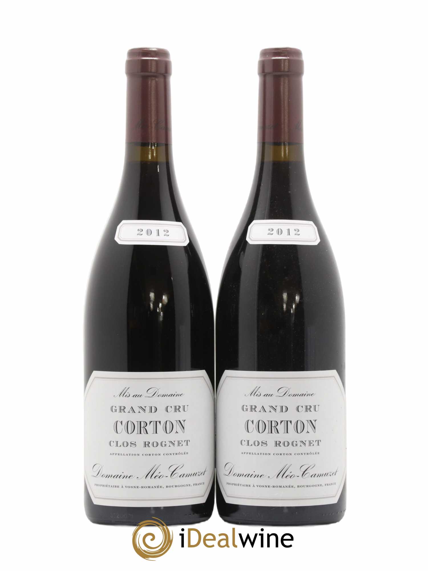 Corton Grand Cru Clos Rognet Méo-Camuzet (Domaine) 2012 - Lot de 2 bouteilles - 0