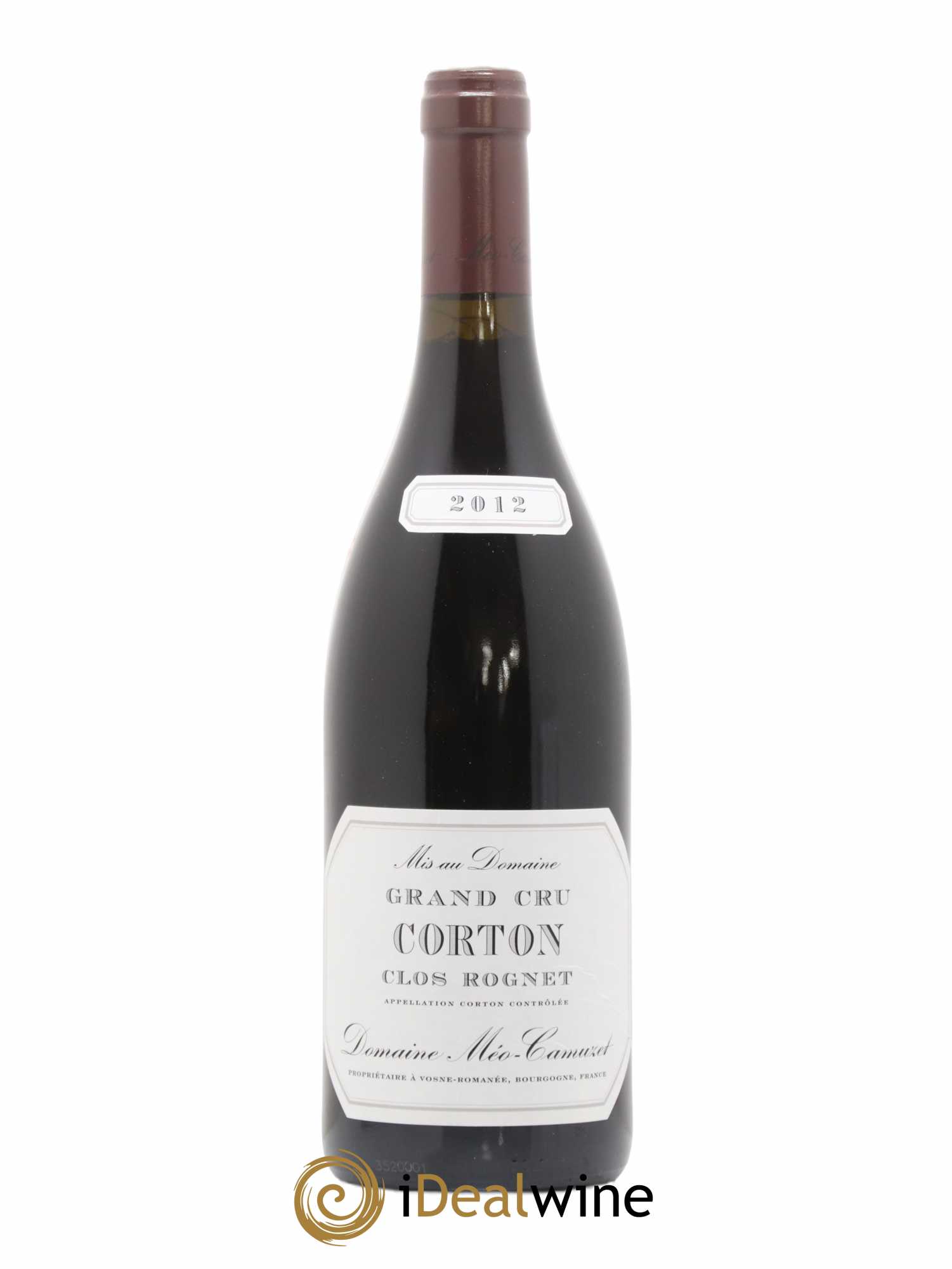 Corton Grand Cru Clos Rognet Méo-Camuzet (Domaine) 2012 - Lot of 1 bottle - 0