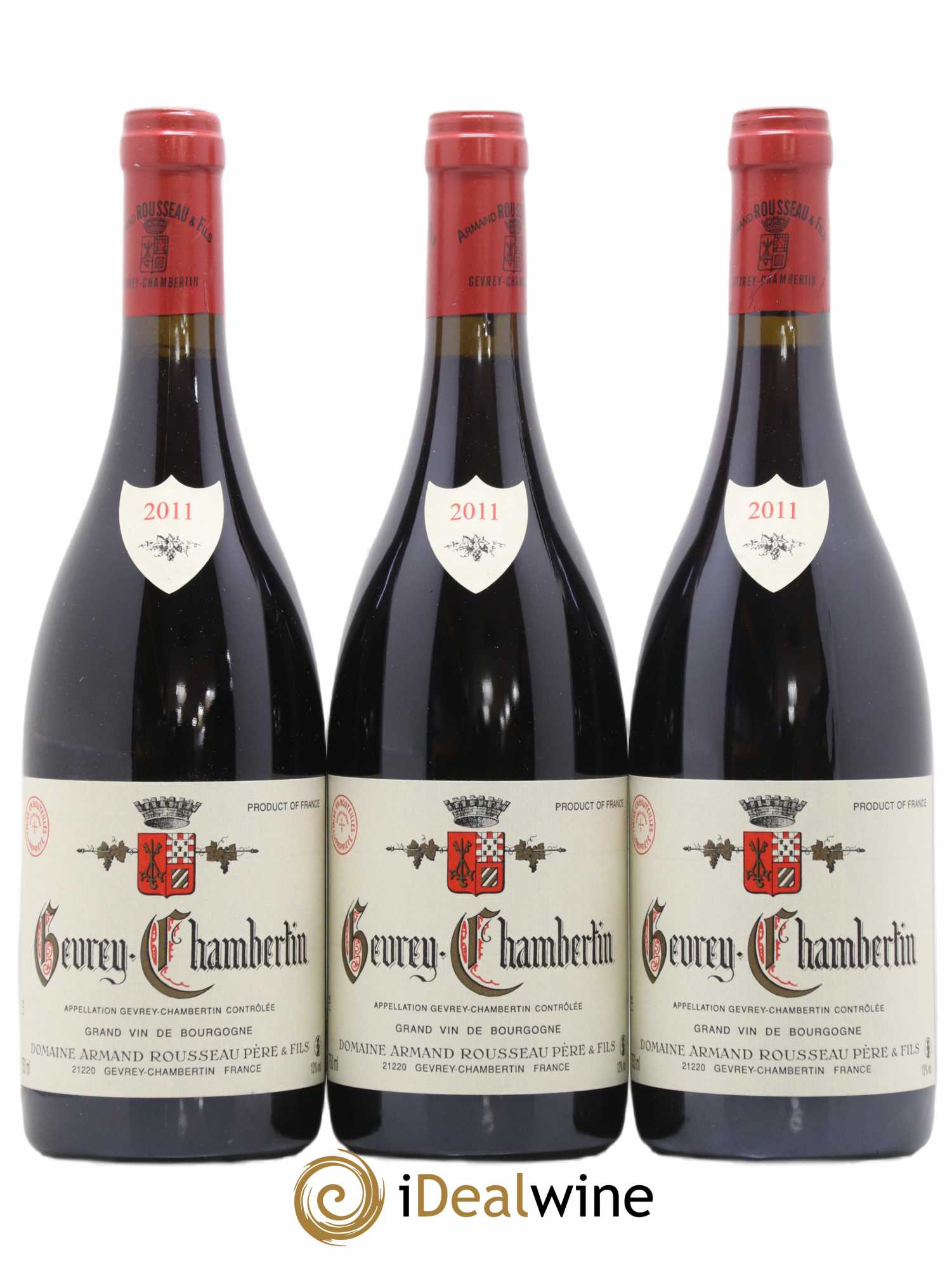 Gevrey-Chambertin Armand Rousseau (Domaine) 2011 - Lot de 3 bouteilles - 0