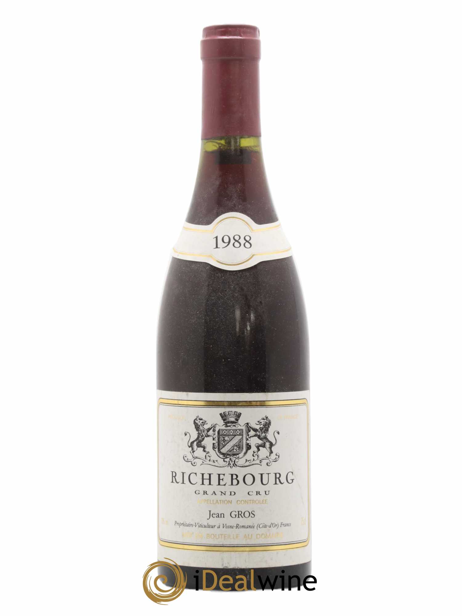 Richebourg Grand Cru Jean Gros 1988 - Lot de 1 bouteille - 0