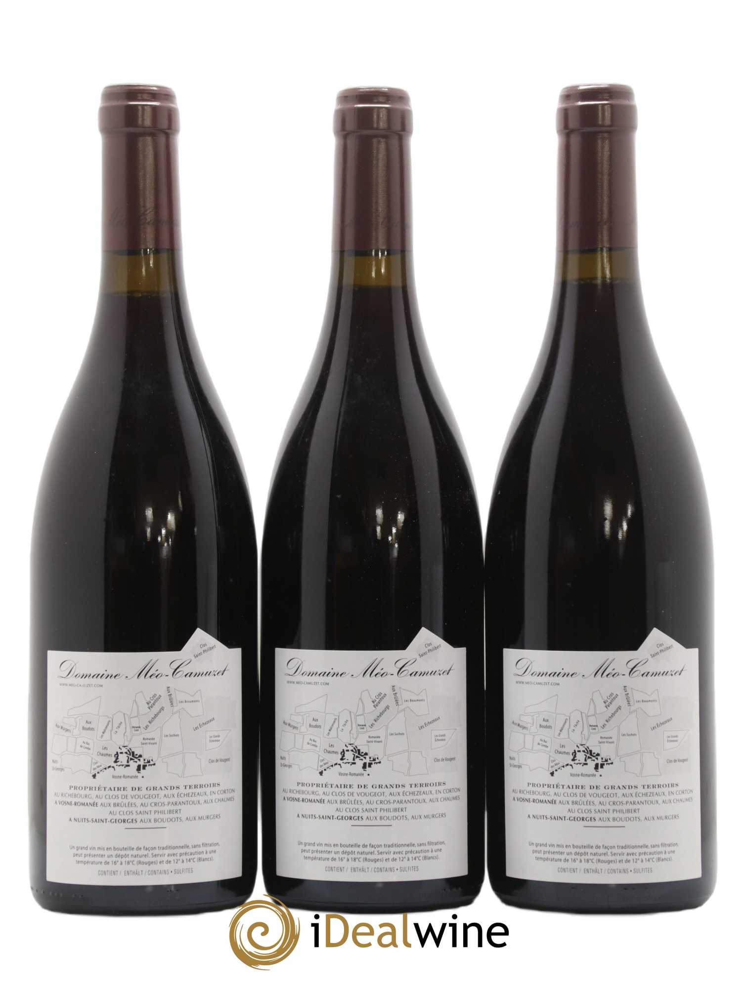 Nuits-Saint-Georges 1er Cru Aux Murgers Méo-Camuzet (Domaine) 2012 - Lot of 3 bottles - 1