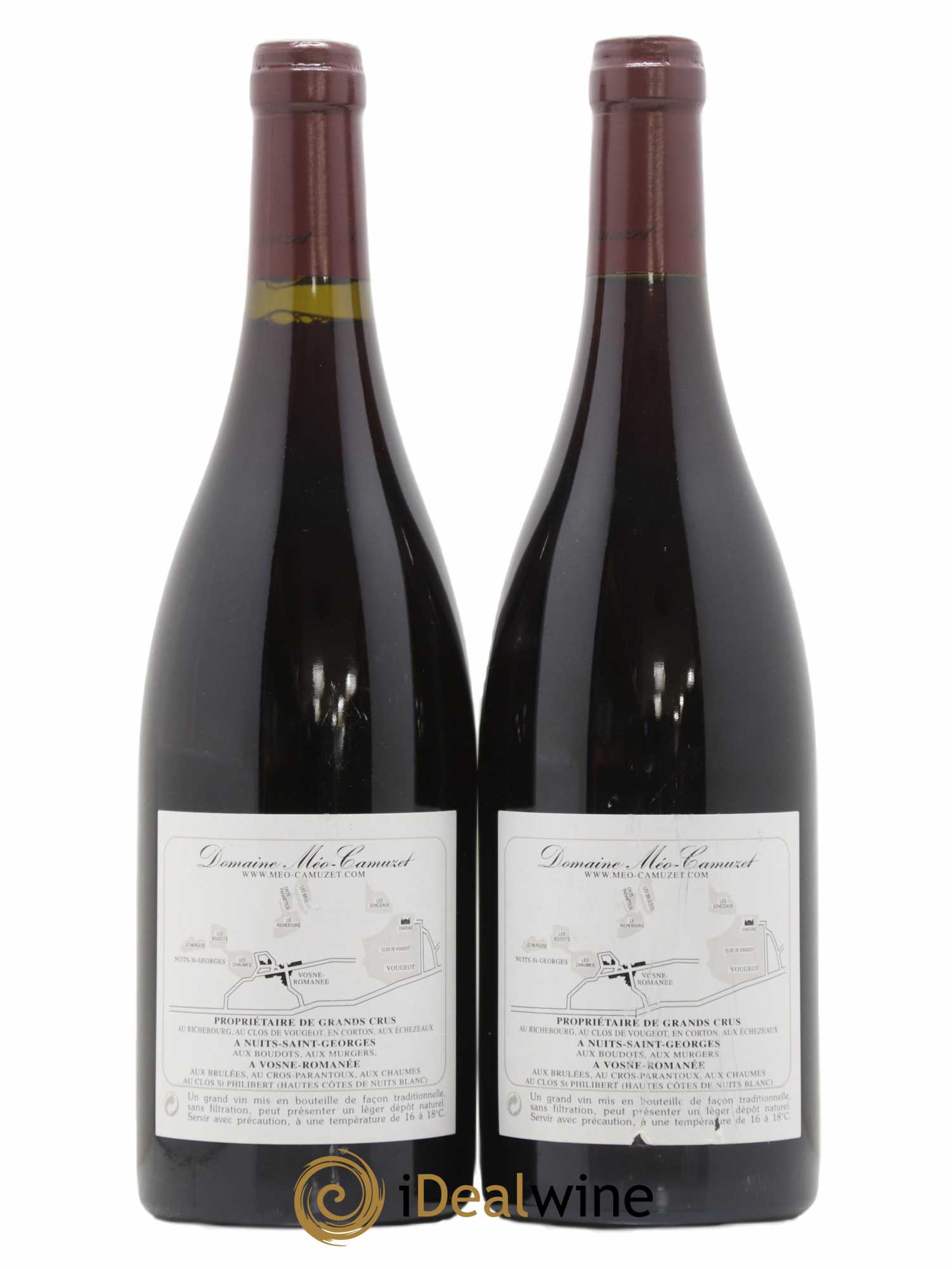 Clos de Vougeot Grand Cru Méo-Camuzet (Domaine) 2001 - Lot de 2 bouteilles - 1