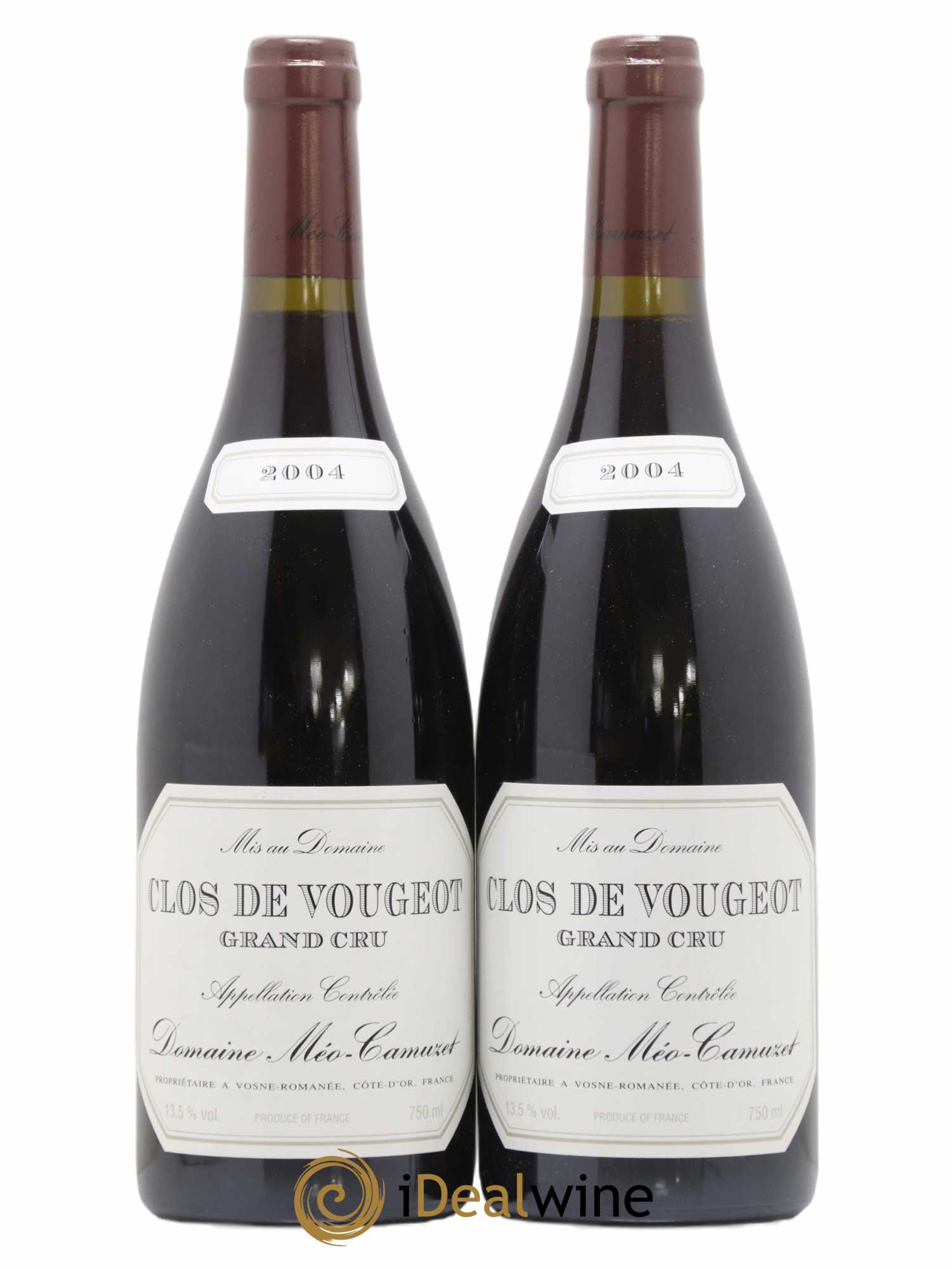 Clos de Vougeot Grand Cru Méo-Camuzet (Domaine) 2004 - Lot de 2 bouteilles - 0