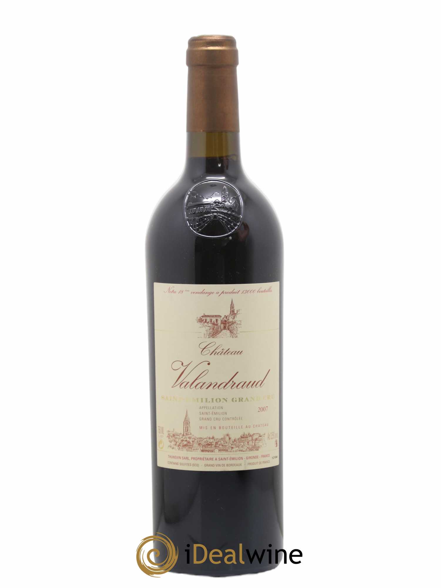 Château de Valandraud 2007 - Lot de 1 bouteille - 0