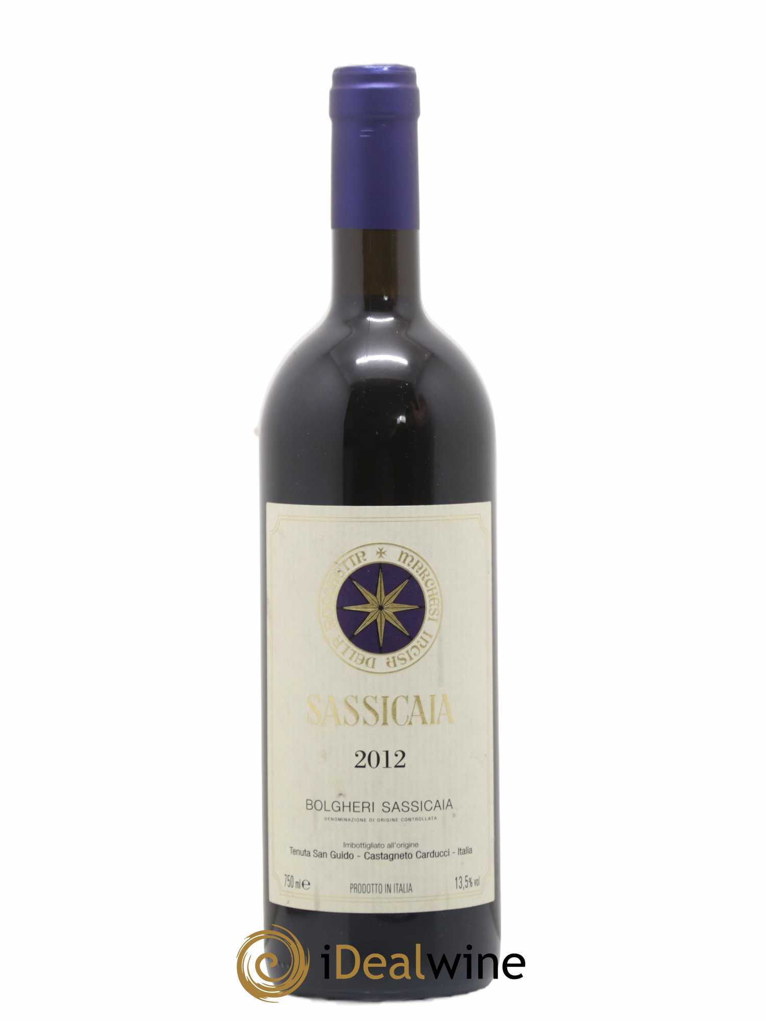 Bolgheri DOC Sassicaia Tenuta San Guido 2012 - Lot de 1 bouteille - 0