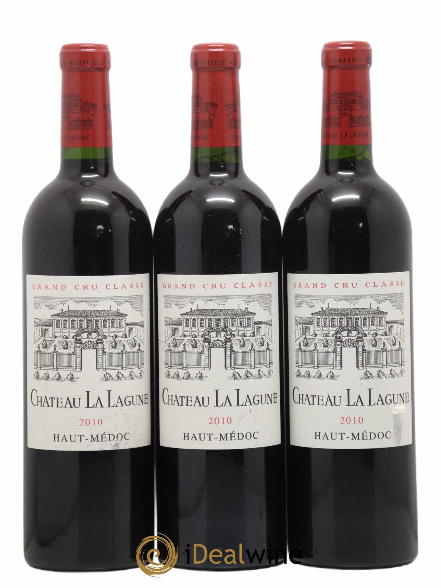Château la Lagune 3ème Grand Cru Classé 2010 - Lot de 3 bouteilles - 0