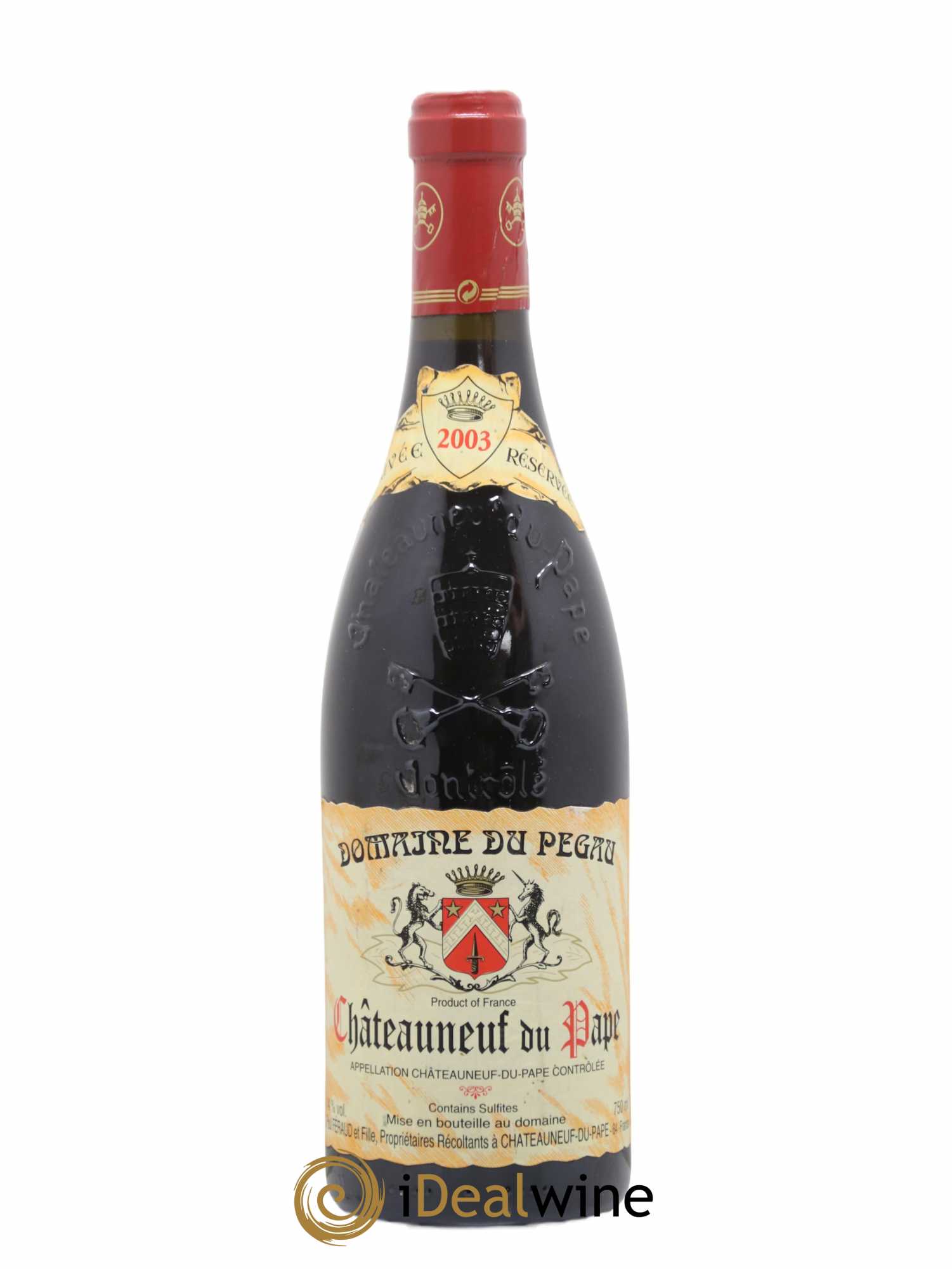 Châteauneuf-du-Pape Domaine du Pégau Cuvée Réservée Paul et Laurence Féraud 2003 - Lot de 1 bouteille - 0