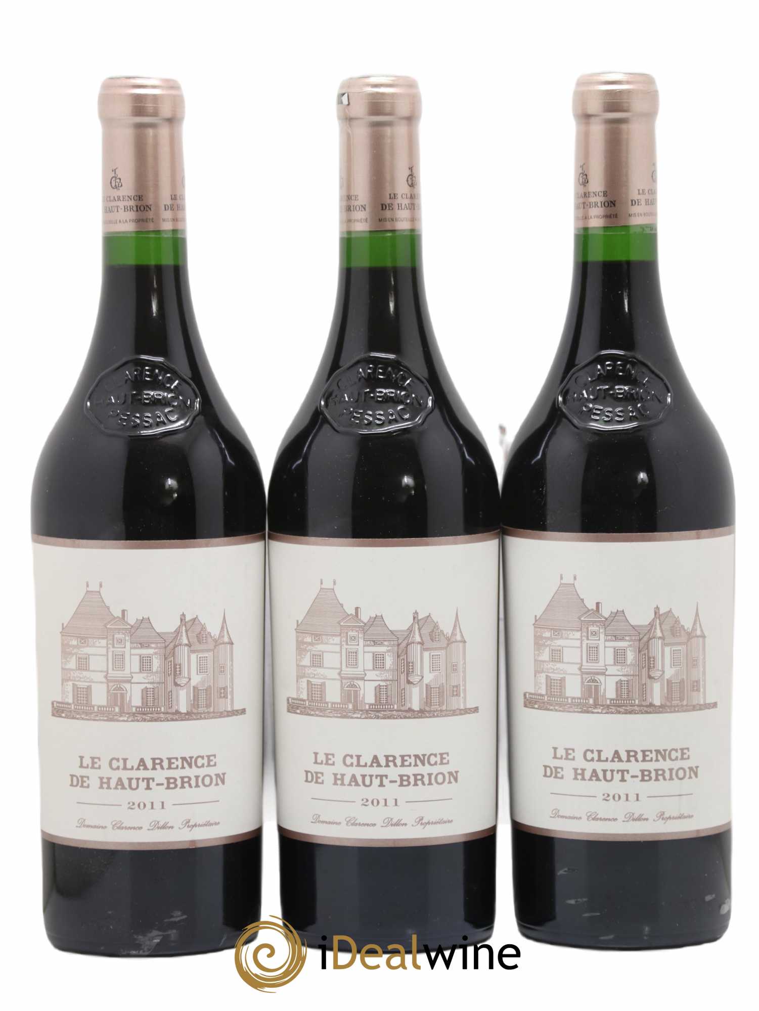 Clarence (Bahans) de Haut-Brion Second Vin 2011 - Lot de 3 bouteilles - 0