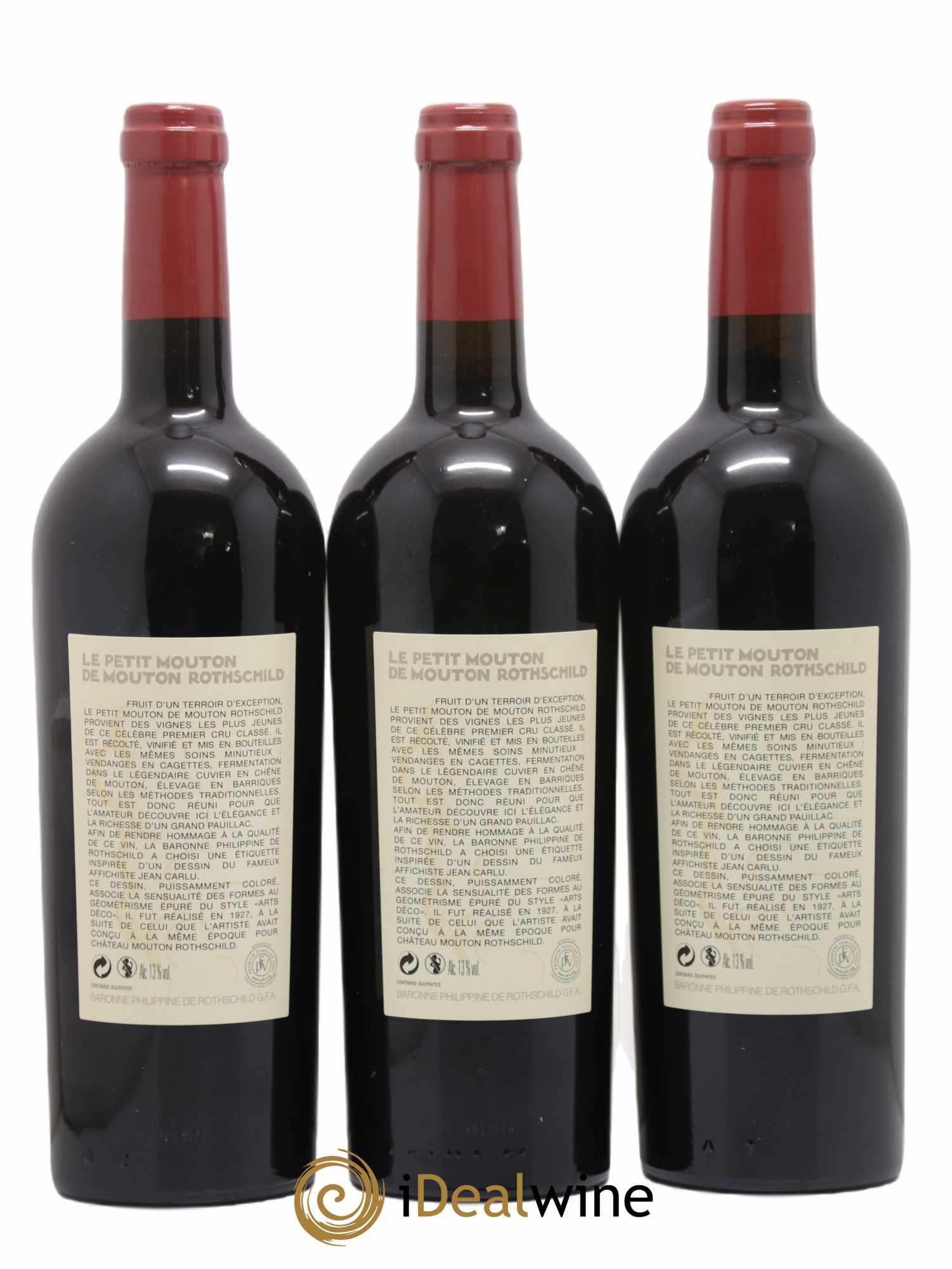 Petit Mouton Second Vin 2009 - Lot of 3 bottles - 1