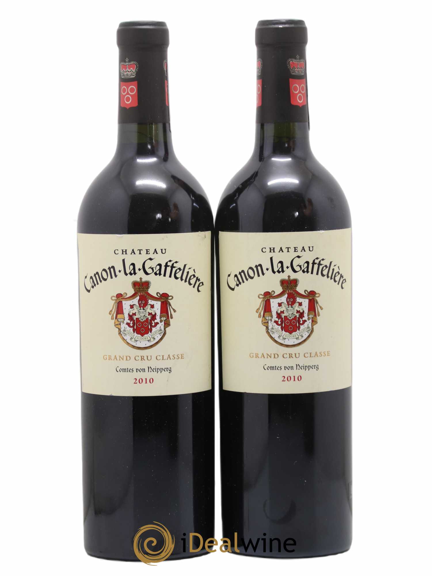 Château Canon la Gaffelière 1er Grand Cru Classé B 2010 - Lot de 2 bouteilles - 0