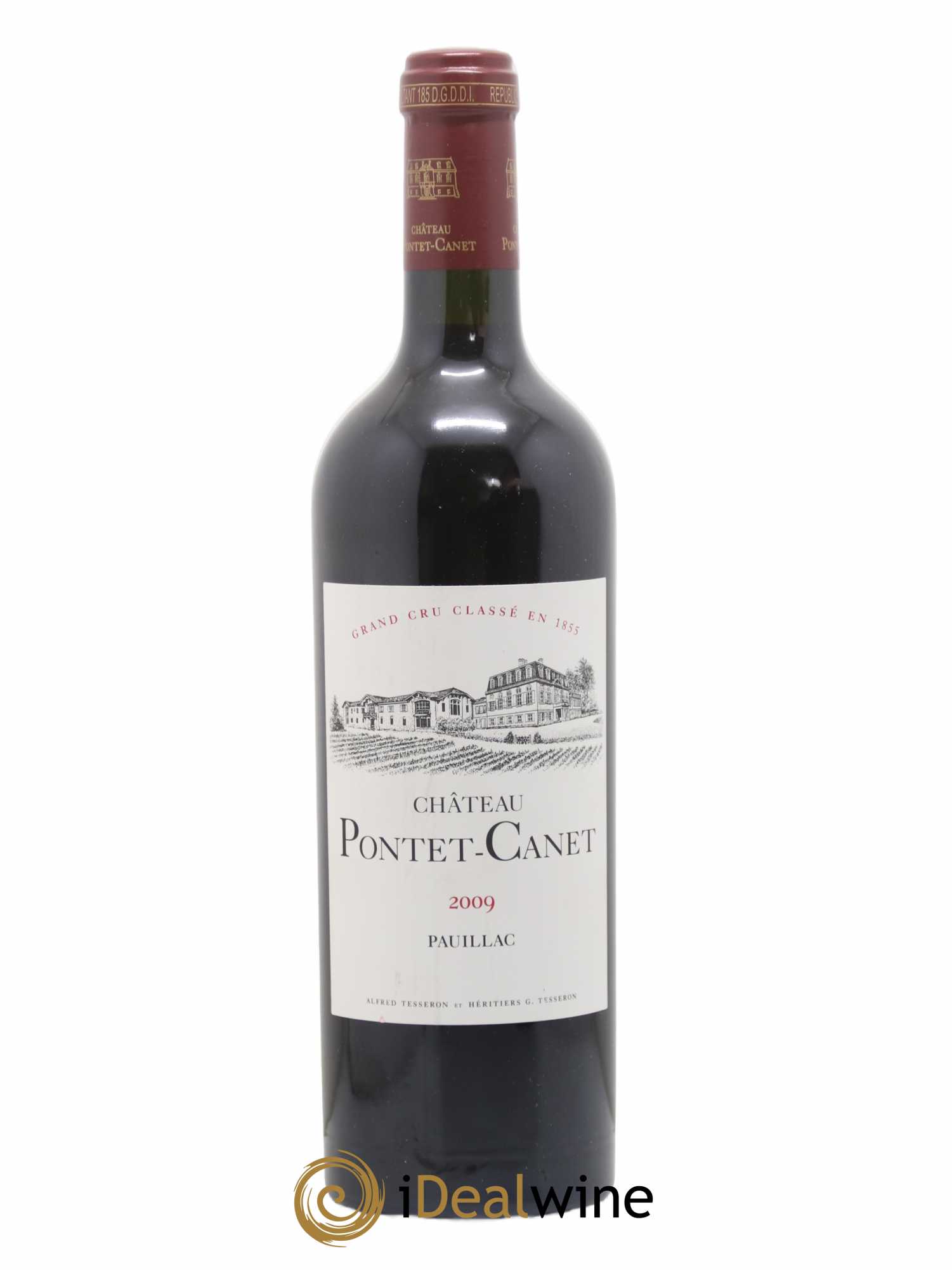 Château Pontet Canet 5ème Grand Cru Classé 2009 - Lot de 1 bouteille - 0