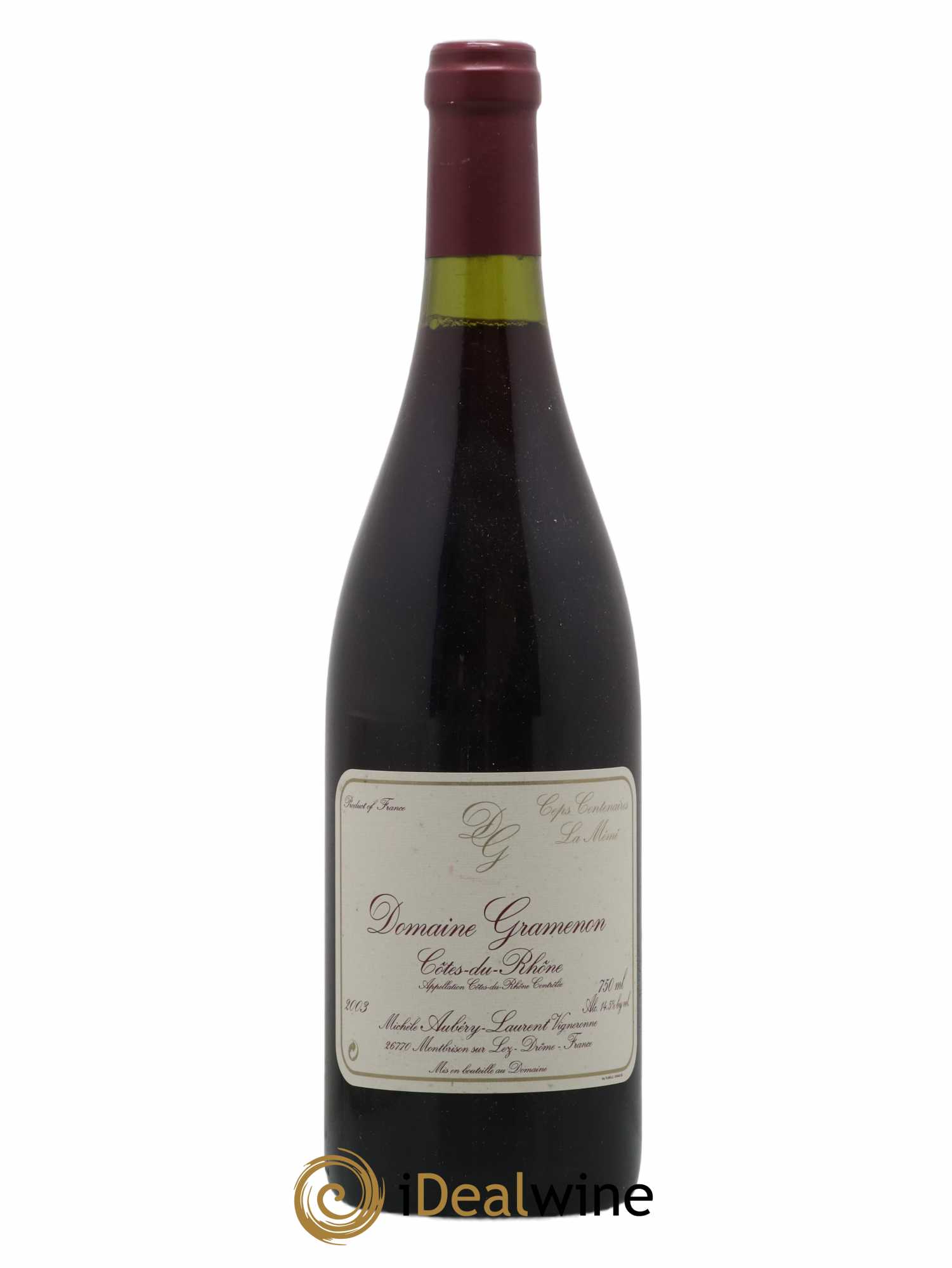 Côtes-du-Rhône La Mémé Ceps Centenaires Gramenon (Domaine) 2003 - Lot de 1 bouteille - 0