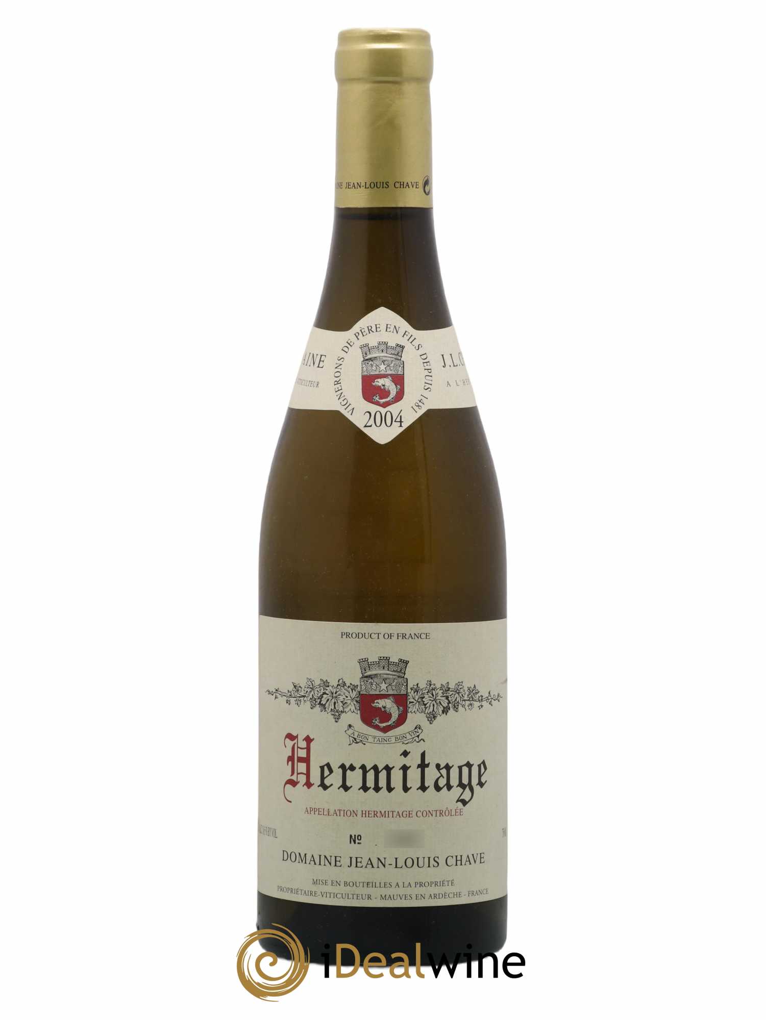Hermitage Jean-Louis Chave 2004 - Lot de 1 bouteille - 0