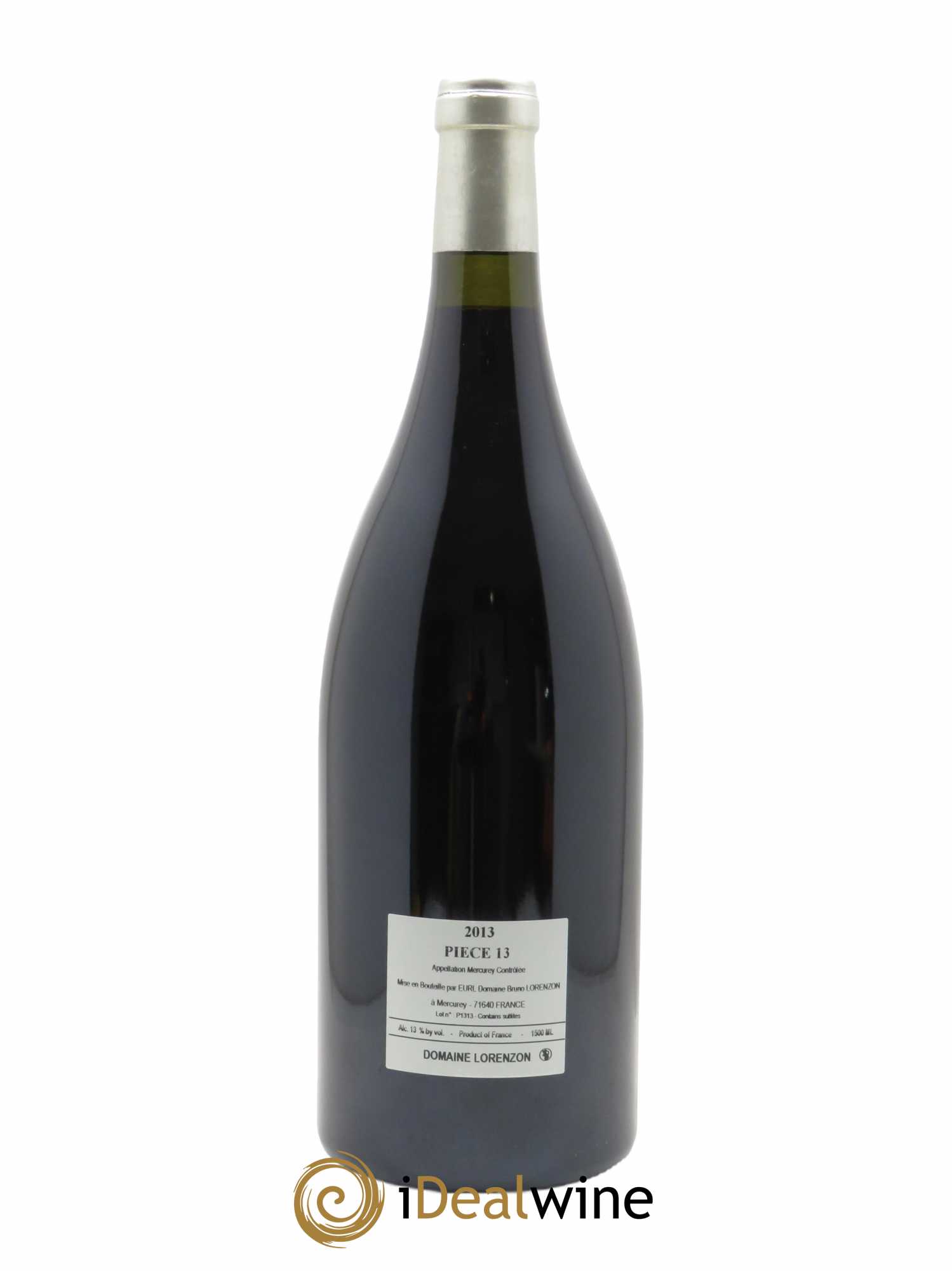 Mercurey 1er Cru Pièce 13 Bruno Lorenzon 2013 - Lot de 1 magnum - 1