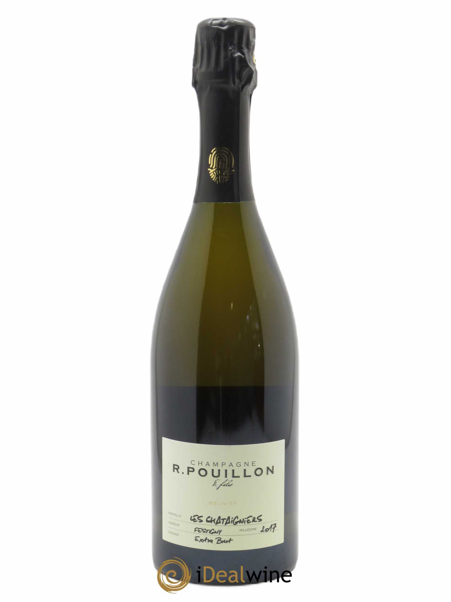 Les Châtaigniers Brut Nature R. Pouillon & fils 2017 - Lot de 1 bouteille - 0