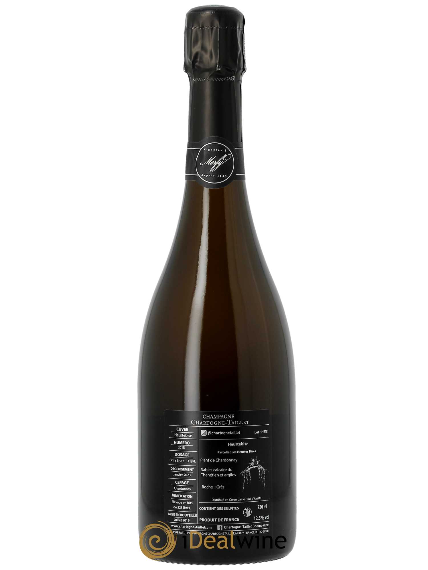 Heurtebise Blanc de Blancs Brut Chartogne-Taillet - Lot of 1 bottle - 1