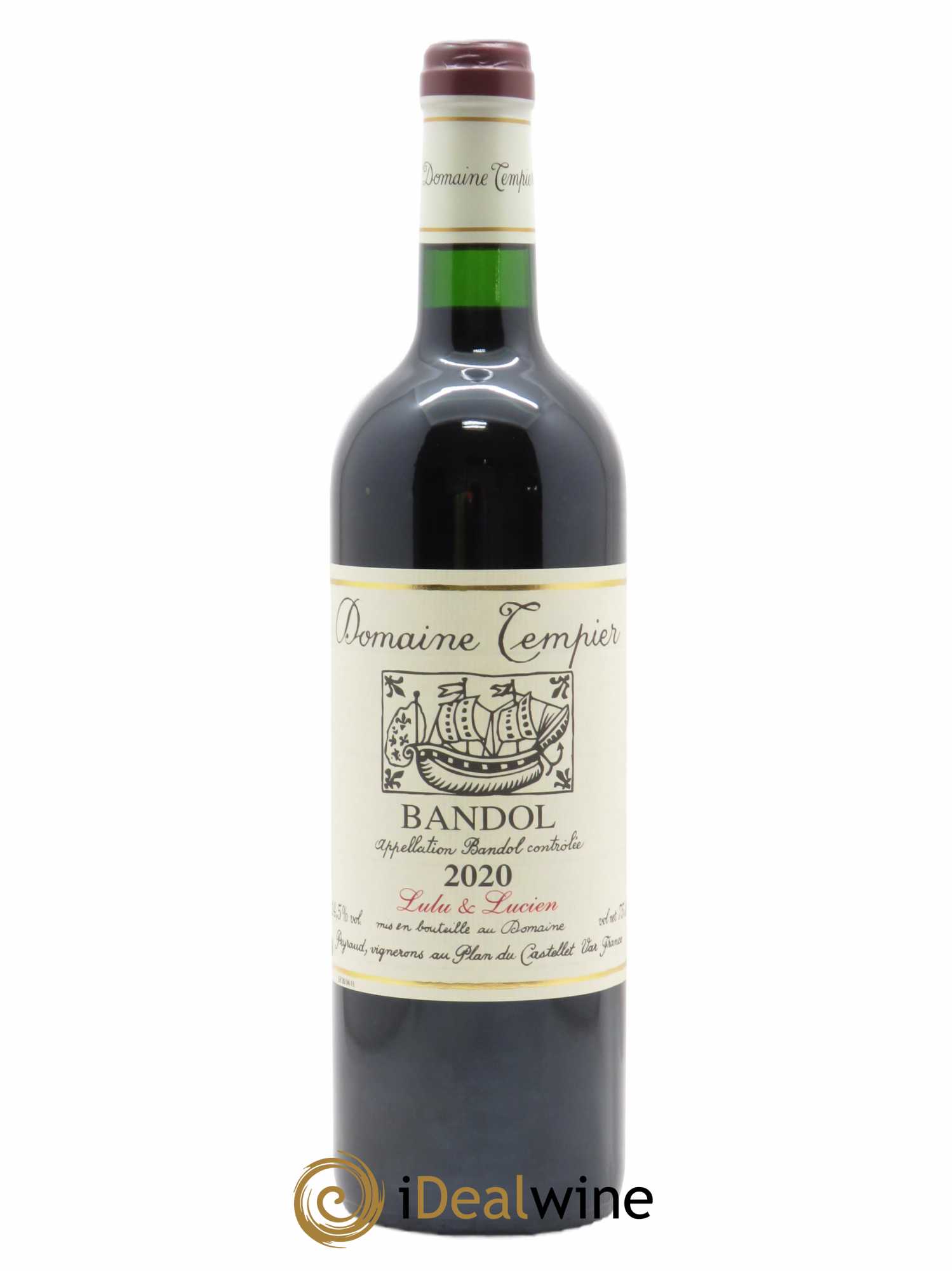 Bandol Domaine Tempier Lulu et Lucien Famille Peyraud 2020 - Lot de 1 bouteille - 0