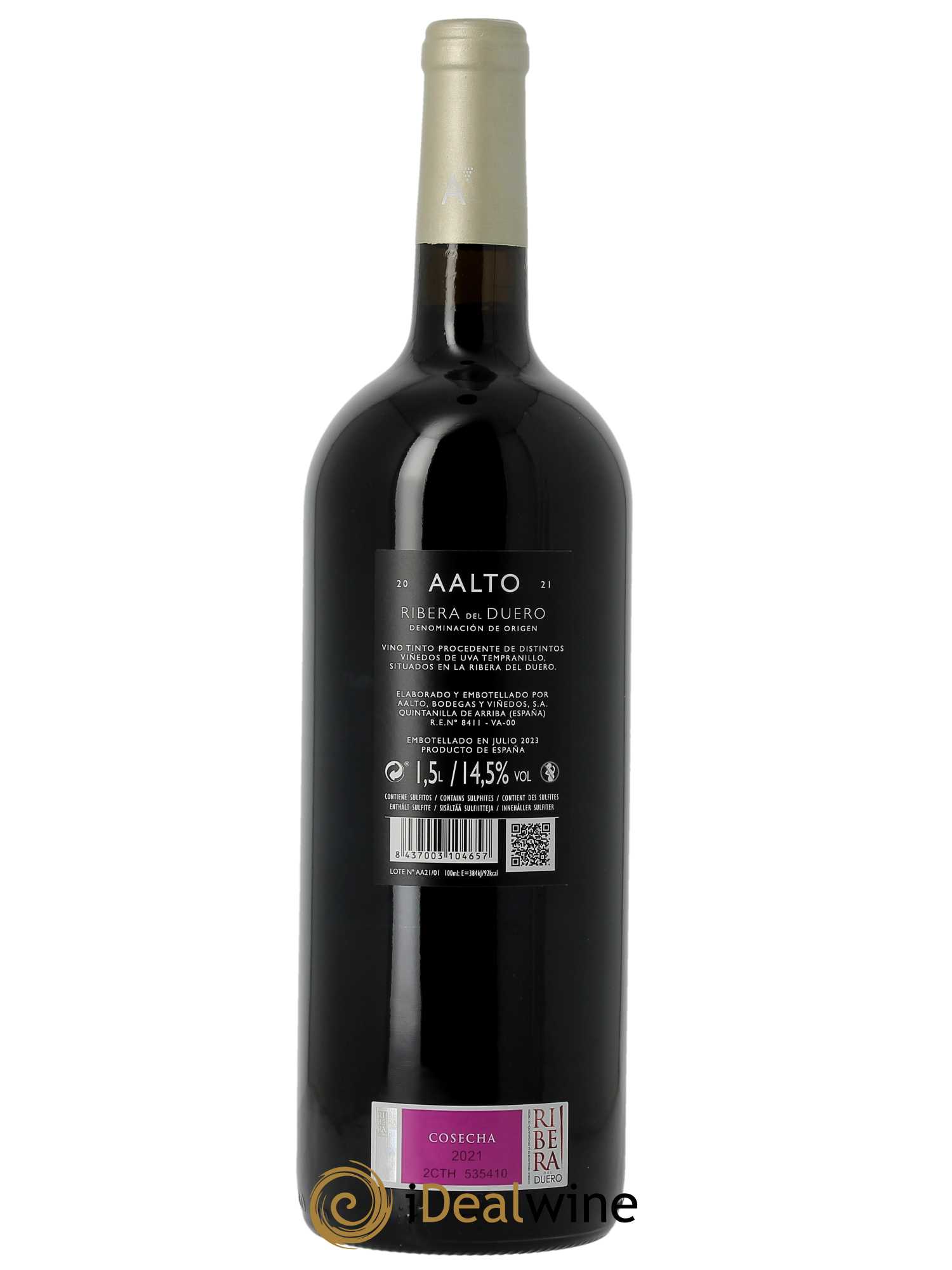 Ribera Del Duero DO Aalto Bodegas y Vinedos Aalto 2021 - Lot de 1 magnum - 2