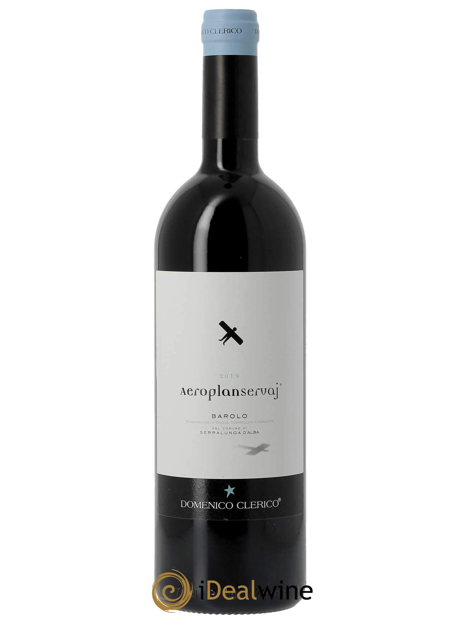 Caisse Bois Barolo DOCG Aeroplanservaj Domenico Clerico 2019 - Lot de 6 bouteilles - 6
