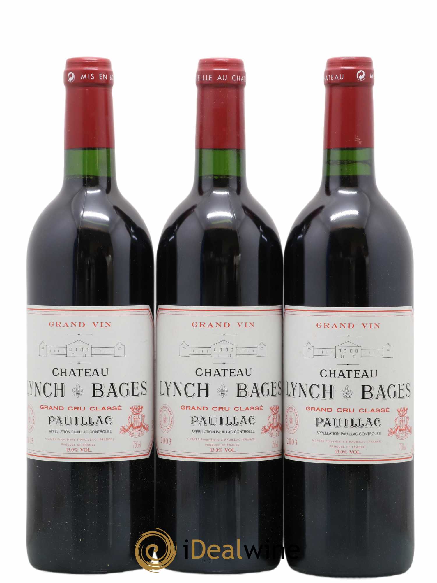 Château Lynch Bages 5ème Grand Cru Classé 0 2003 - Lot de 12 bouteilles - 2