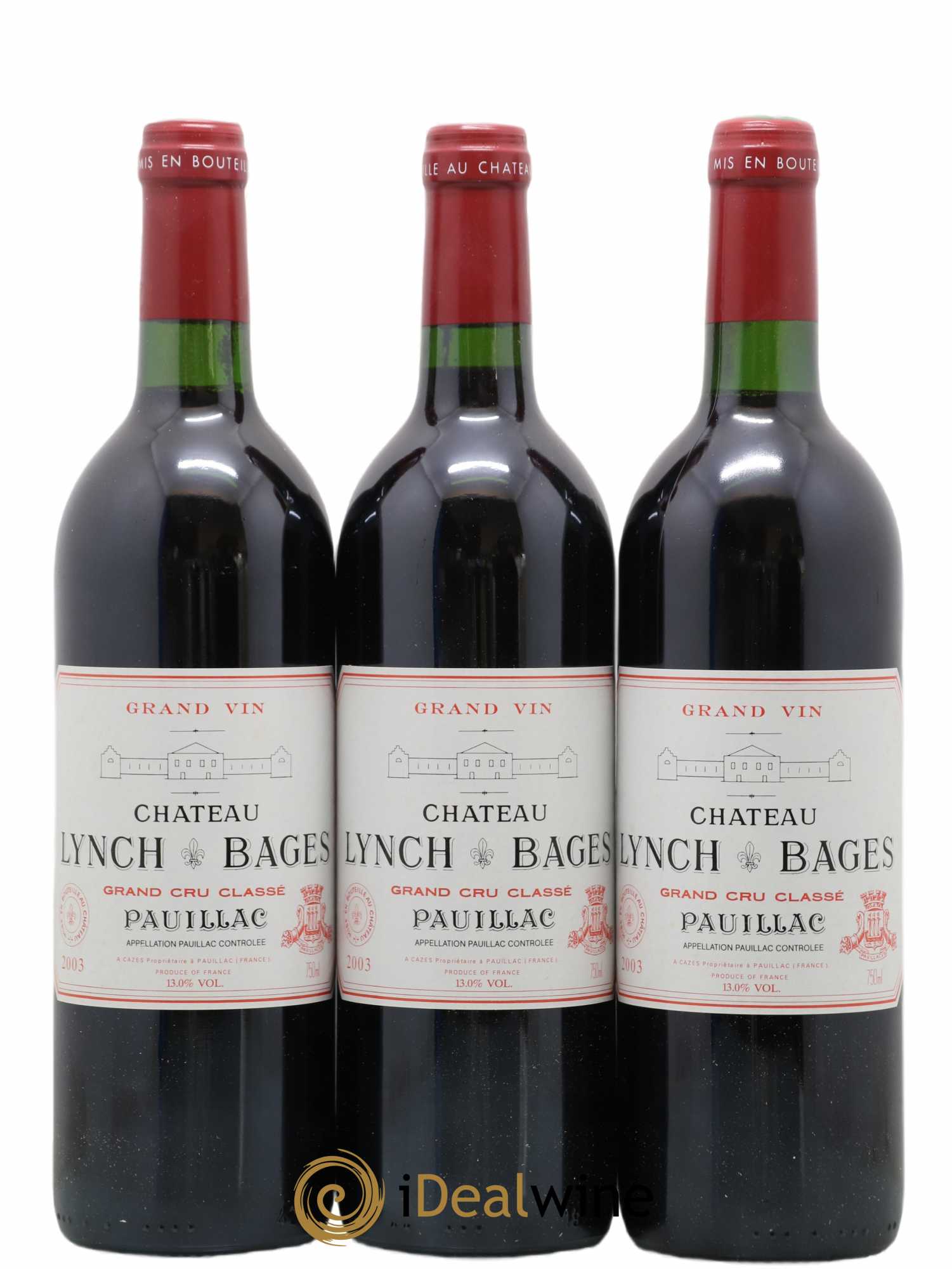 Château Lynch Bages 5ème Grand Cru Classé 0 2003 - Lot de 12 bouteilles - 3