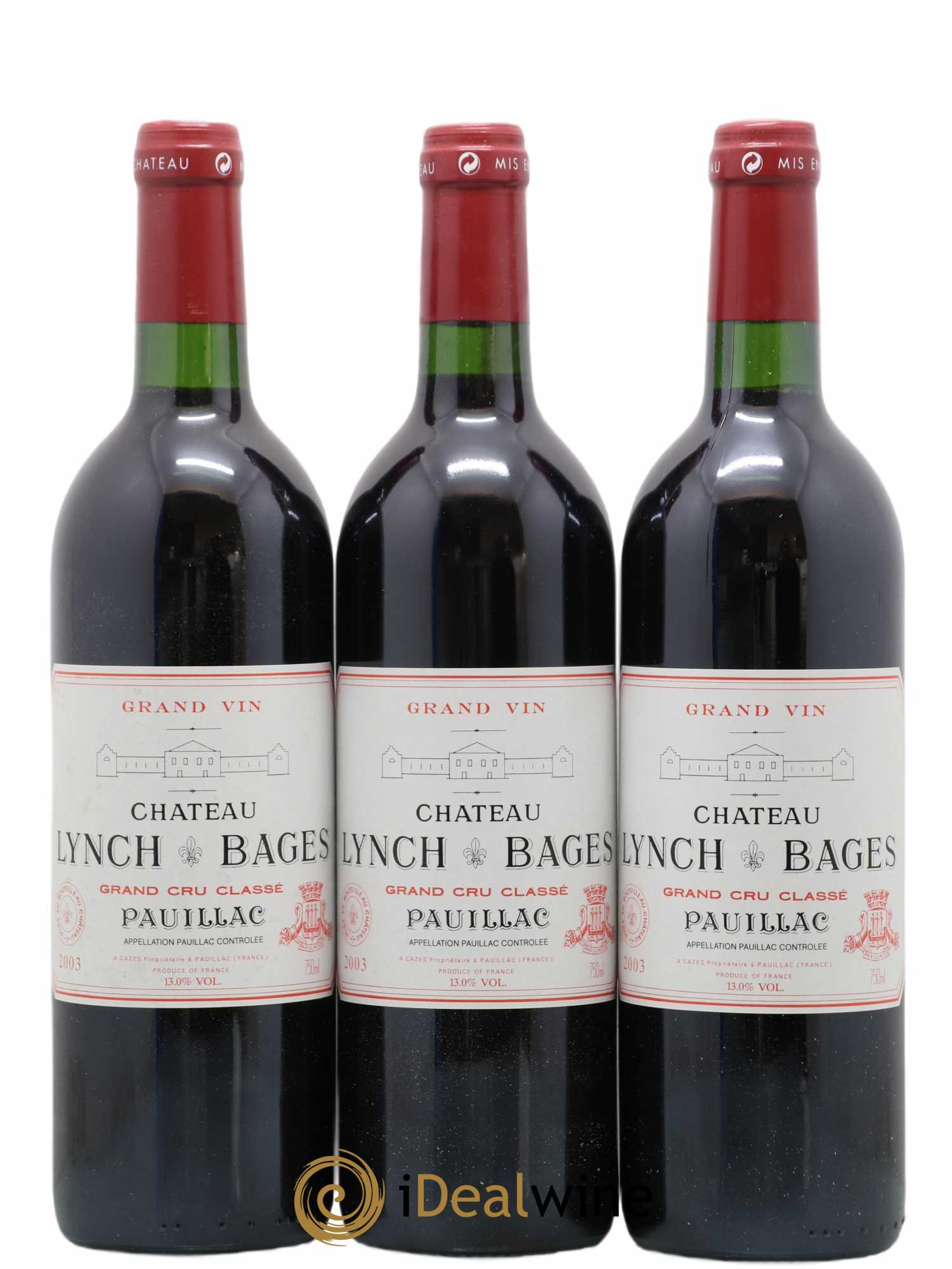 Château Lynch Bages 5ème Grand Cru Classé 0 2003 - Lot de 12 bouteilles - 4