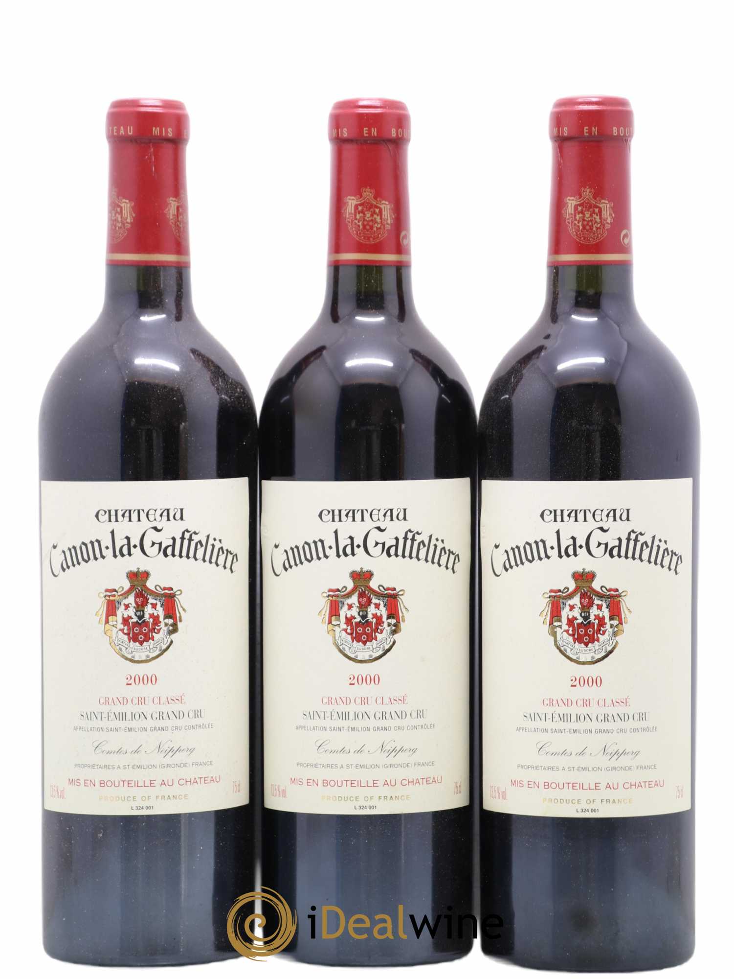 Château Canon la Gaffelière 1er Grand Cru Classé B 0 2000 - Lot de 12 bouteilles - 1