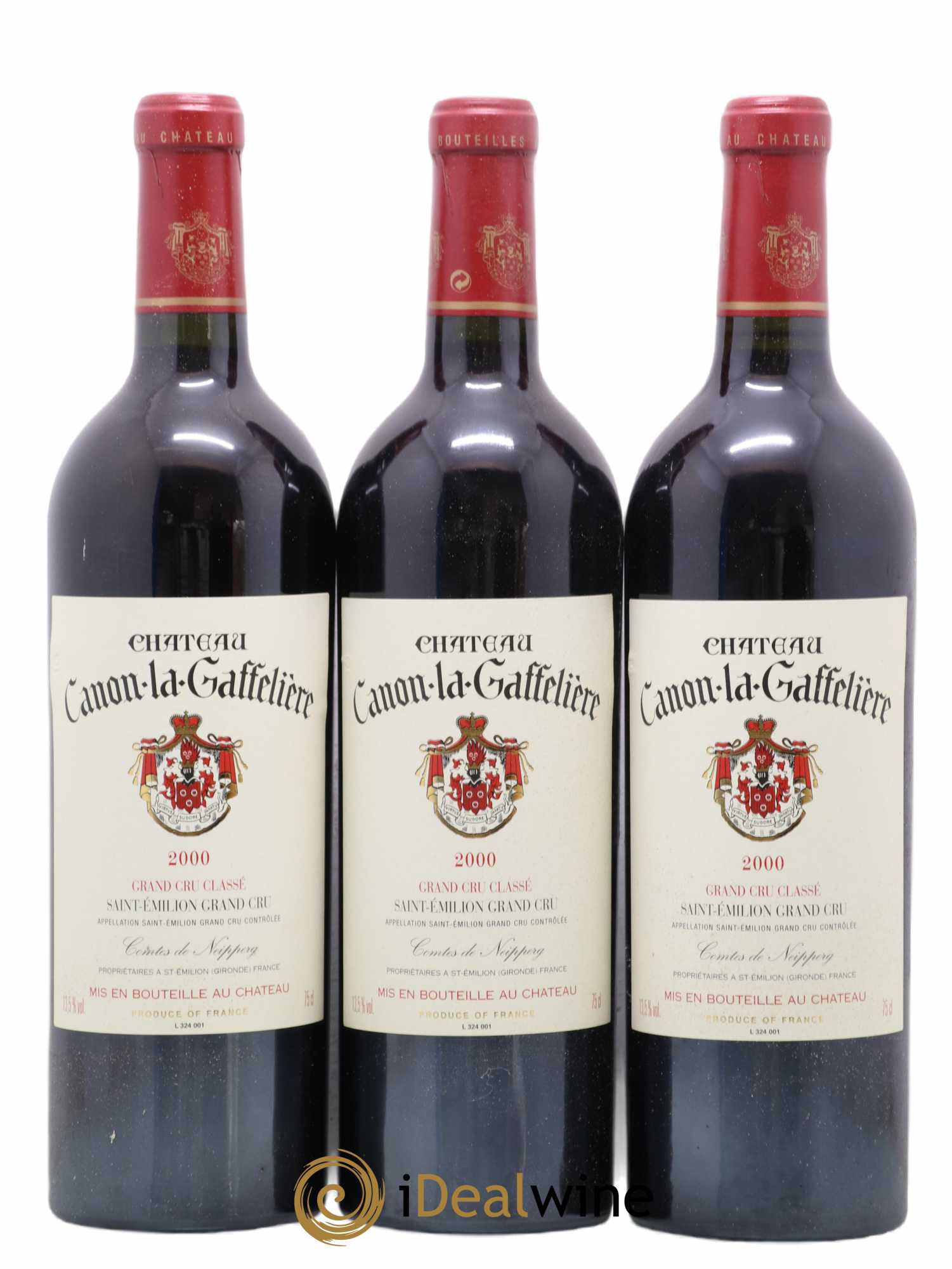 Château Canon la Gaffelière 1er Grand Cru Classé B 0 2000 - Lot de 12 bouteilles - 2
