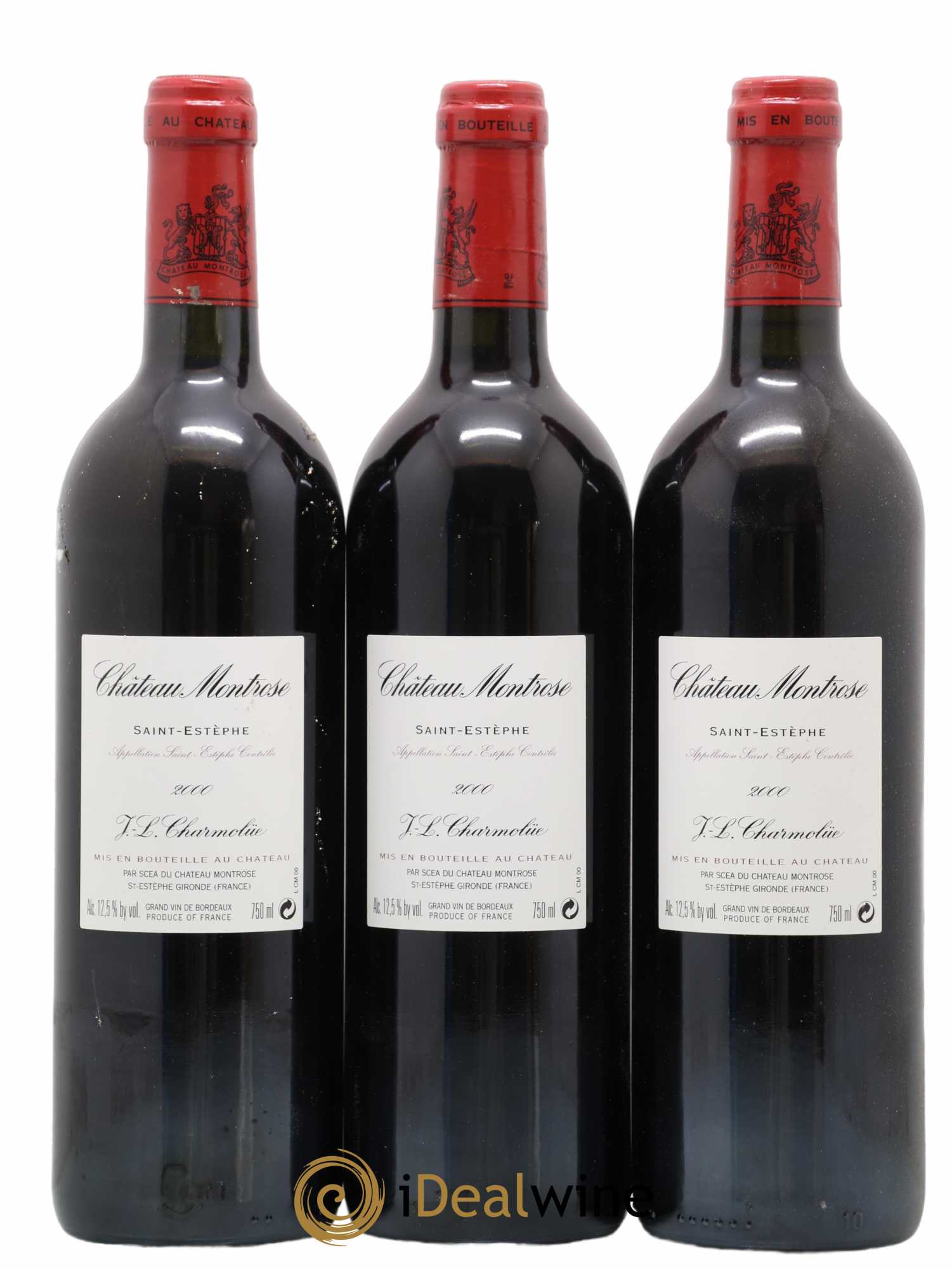 Château Montrose 2ème Grand Cru Classé 0 2000 - Lot de 12 bouteilles - 4