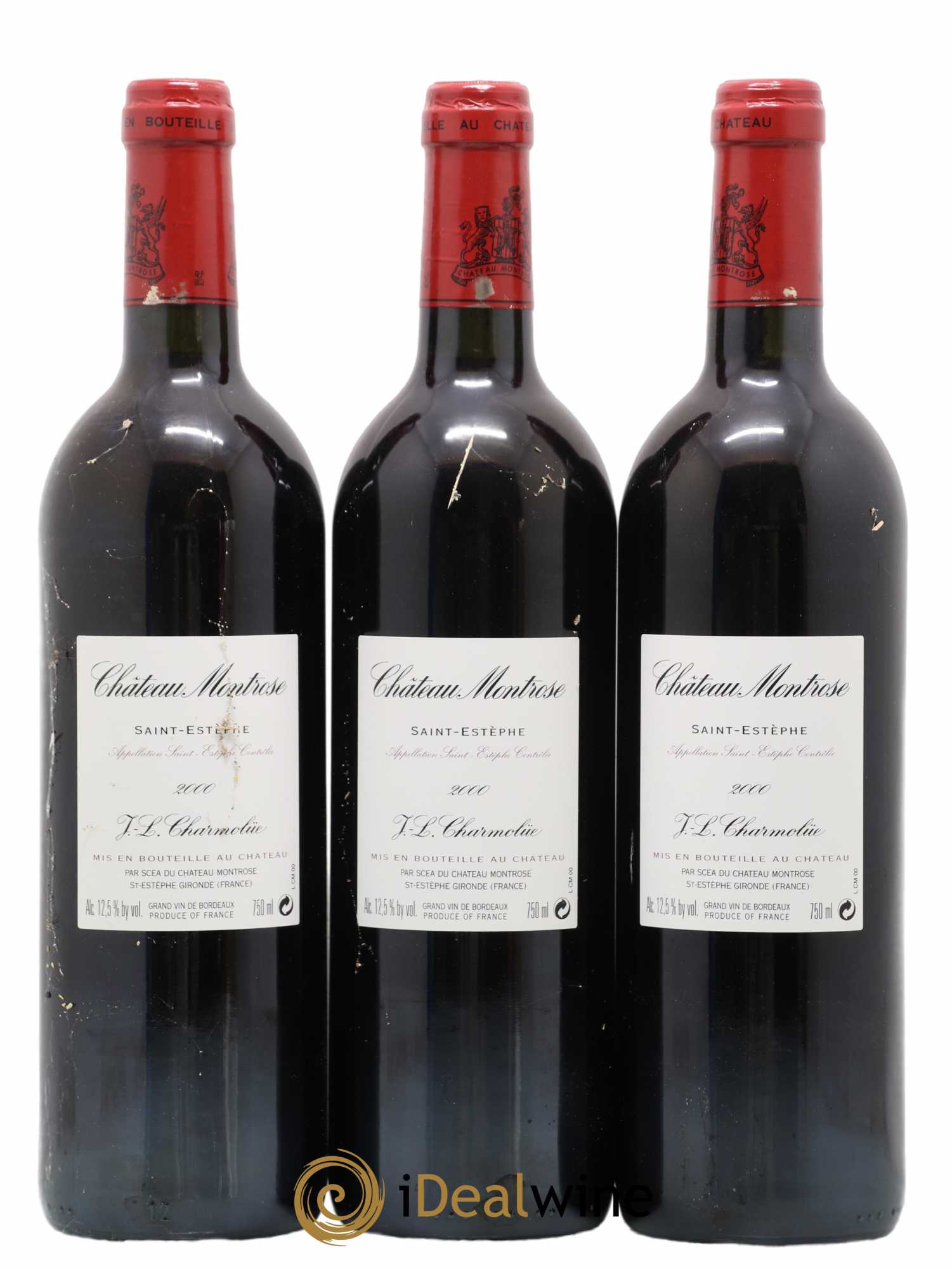 Château Montrose 2ème Grand Cru Classé 0 2000 - Lot de 12 bouteilles - 6