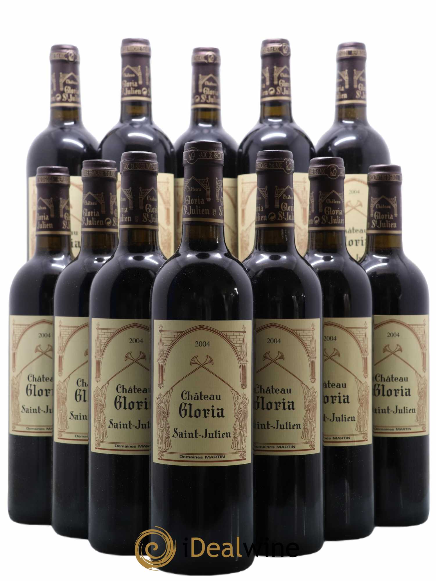 Château Gloria 0 2004 - Lot de 12 bouteilles - 0