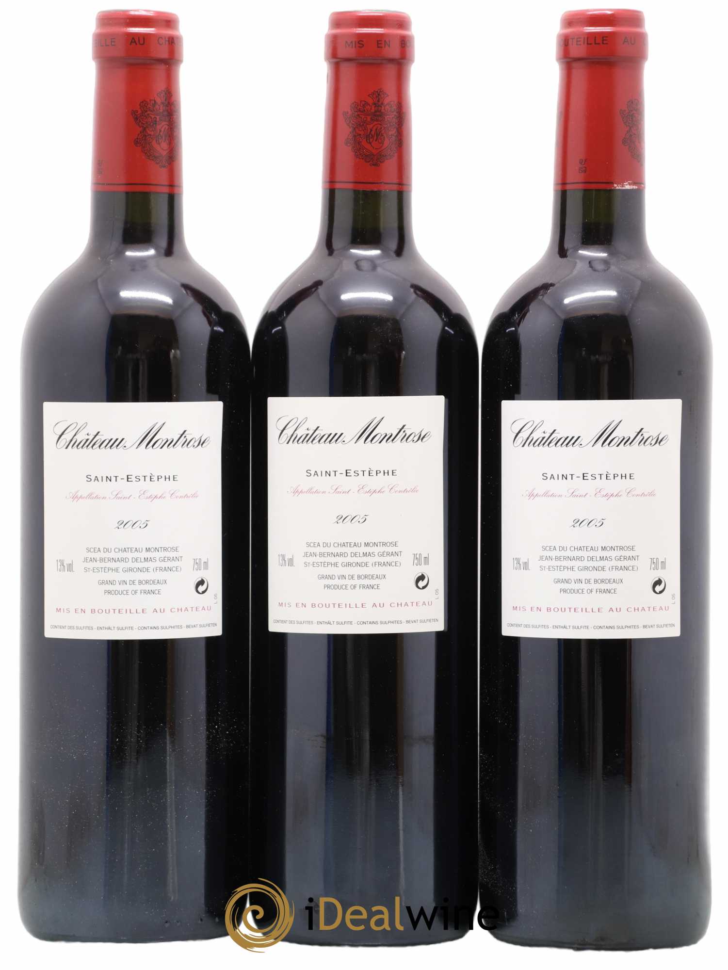 Château Montrose 2ème Grand Cru Classé 0 2005 - Lot de 12 bouteilles - 6
