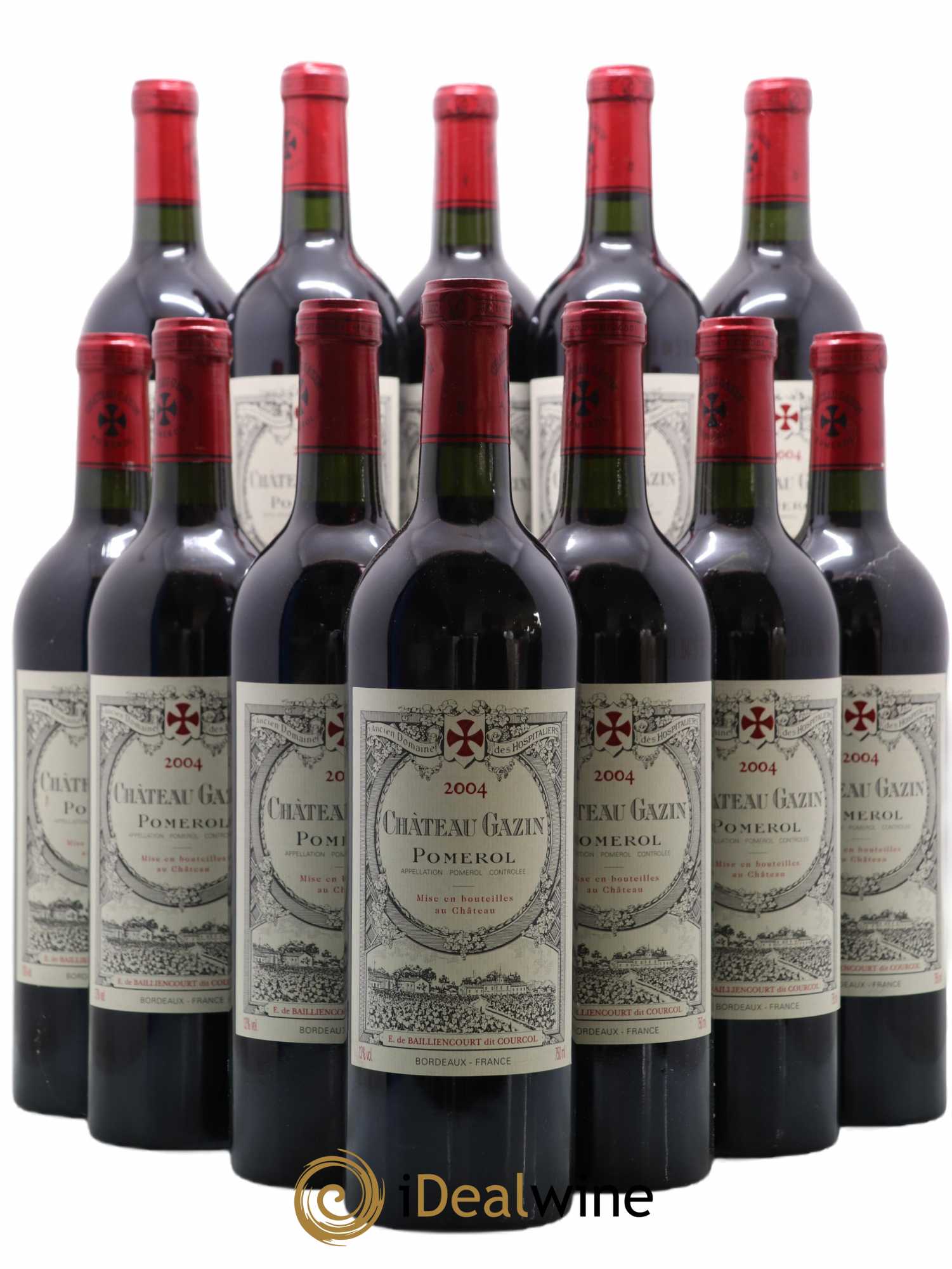 Château Gazin 0 2004 - Lot de 12 bouteilles - 0
