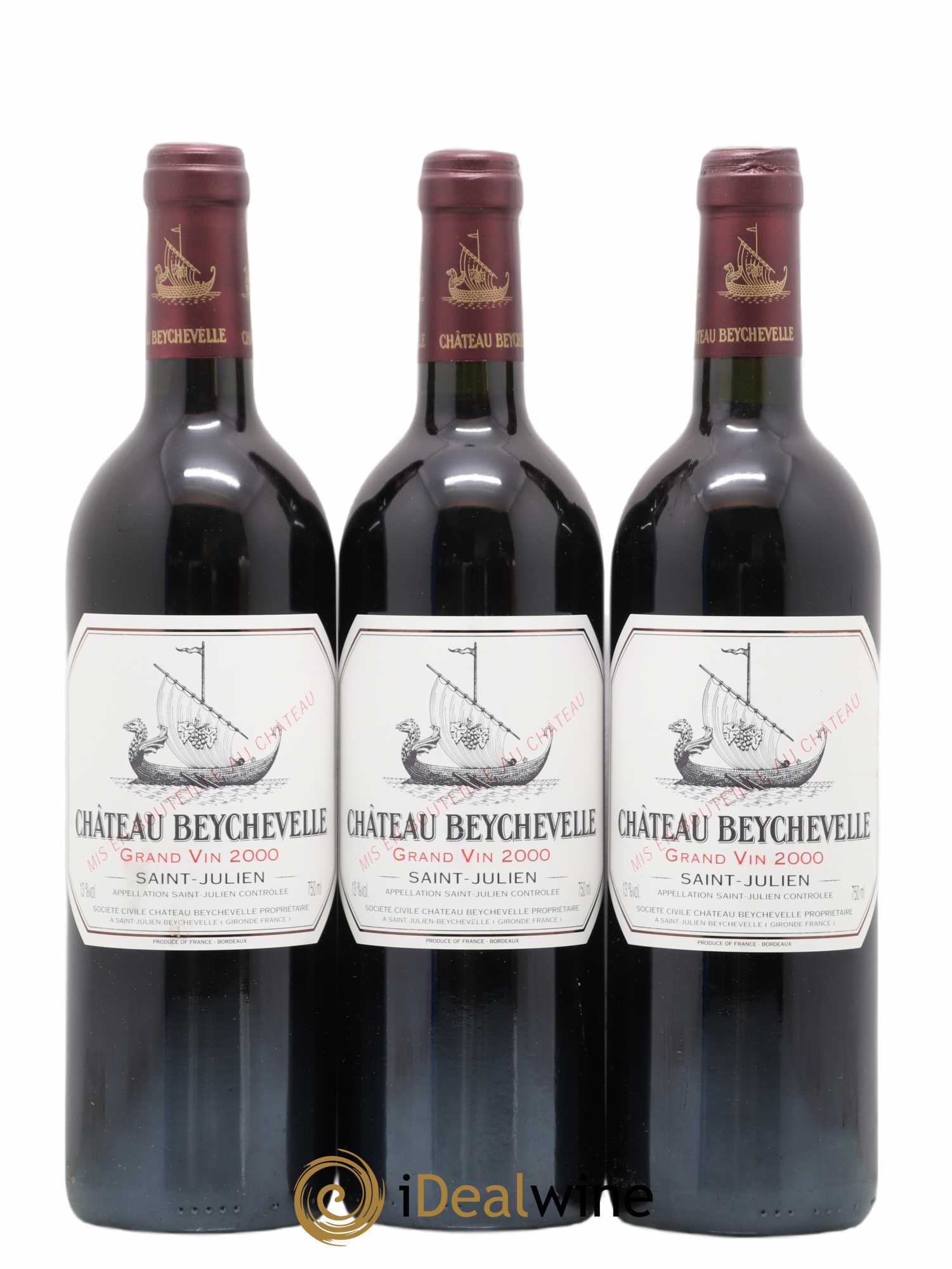 Château Beychevelle 4ème Grand Cru Classé 0 2000 - Lot de 12 bouteilles - 2