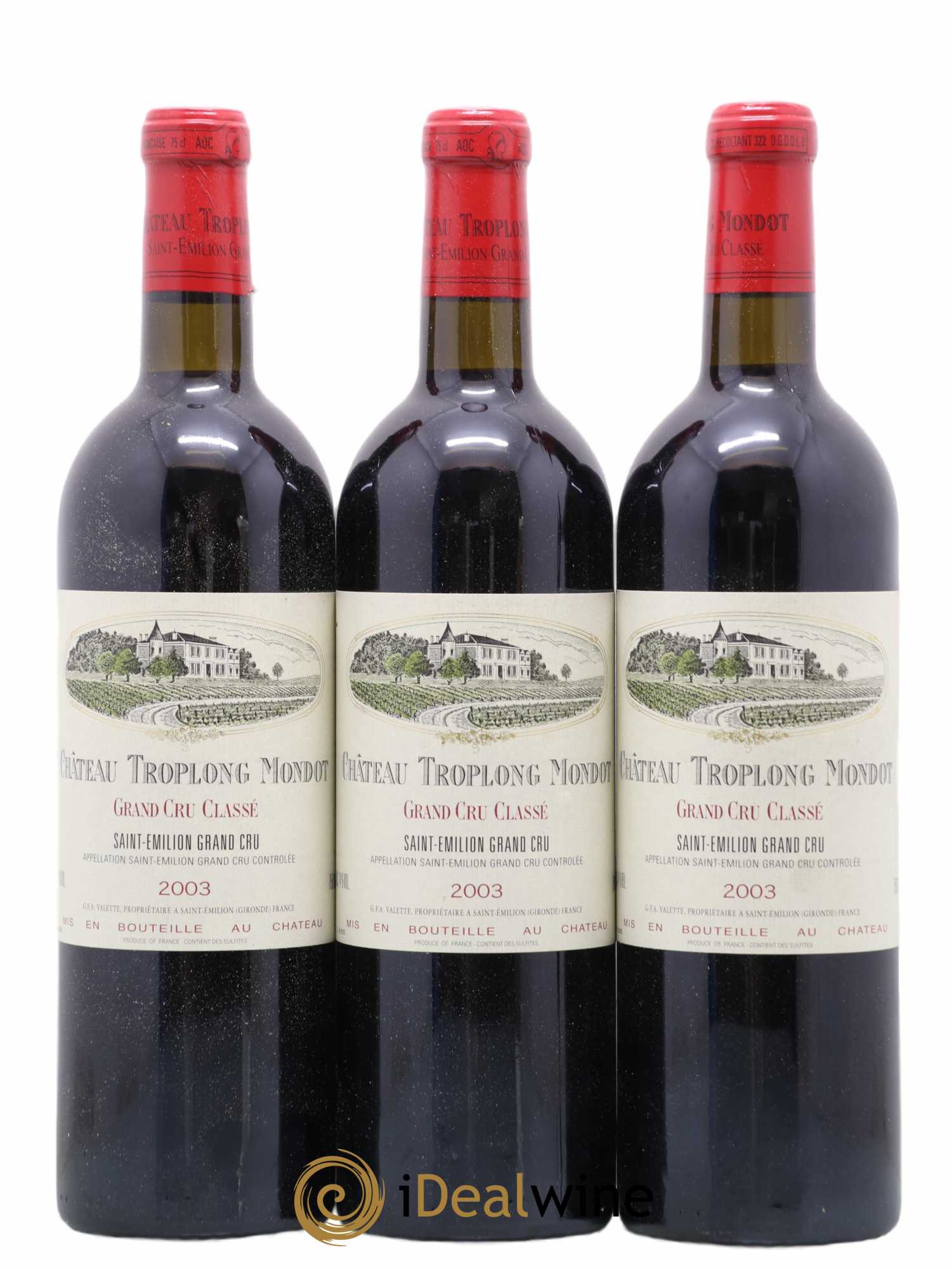 Château Troplong Mondot 1er Grand Cru Classé B Recioto Speri 2003 - Lotto di 12 bottiglie - 1