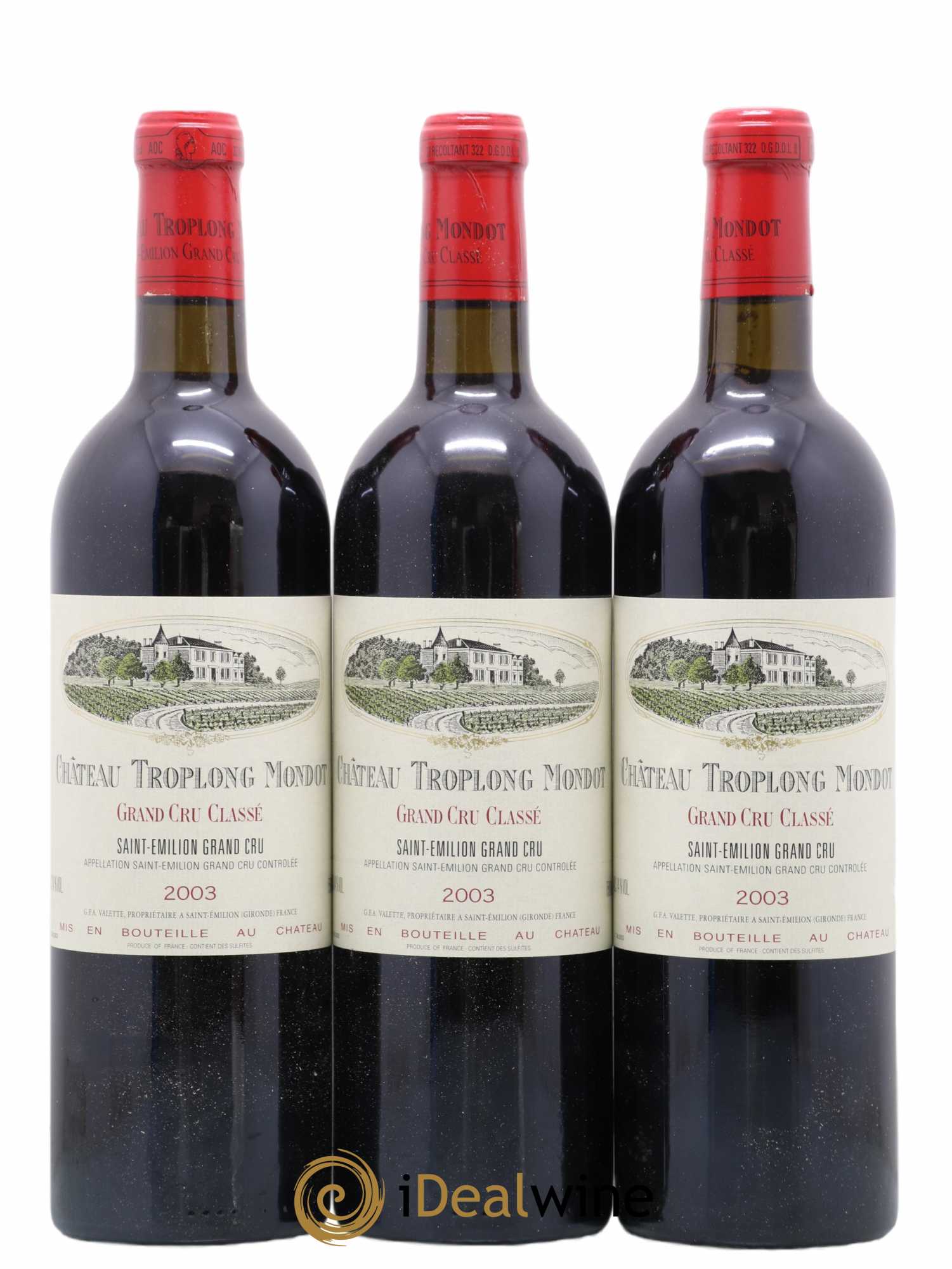 Château Troplong Mondot 1er Grand Cru Classé B Recioto Speri 2003 - Lotto di 12 bottiglie - 2