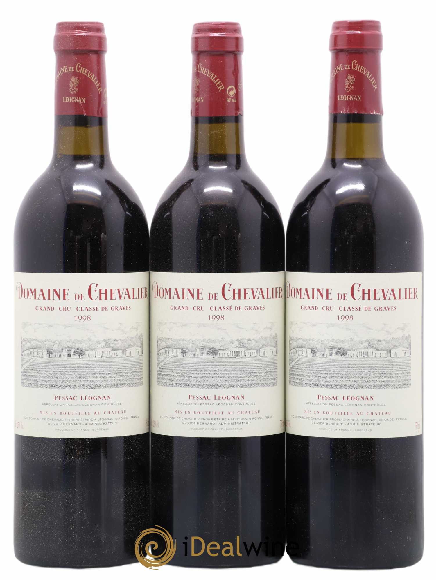 Domaine de Chevalier Cru Classé de Graves 0 1998 - Lot de 12 bouteilles - 2