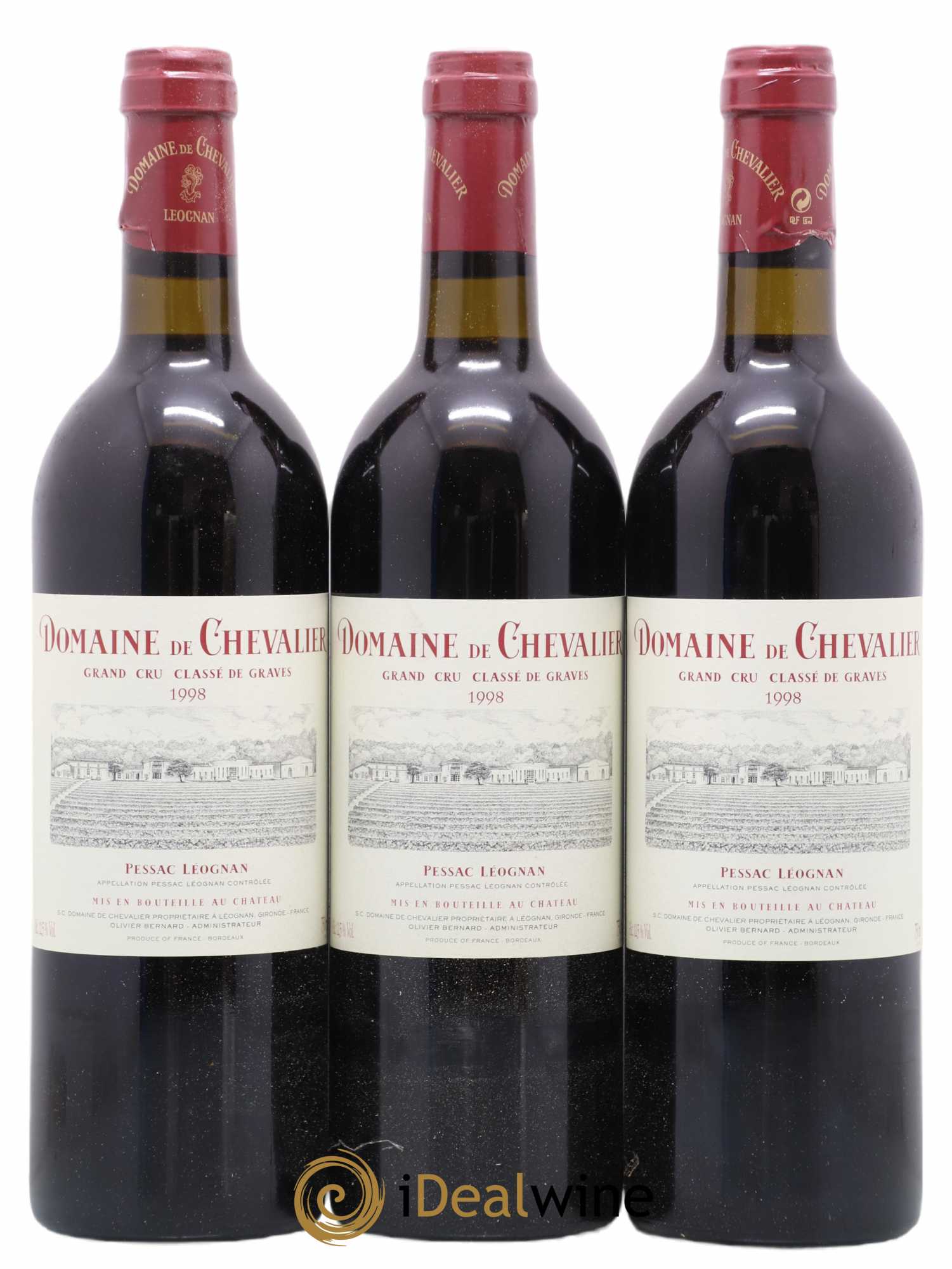 Domaine de Chevalier Cru Classé de Graves 0 1998 - Lot de 12 bouteilles - 3