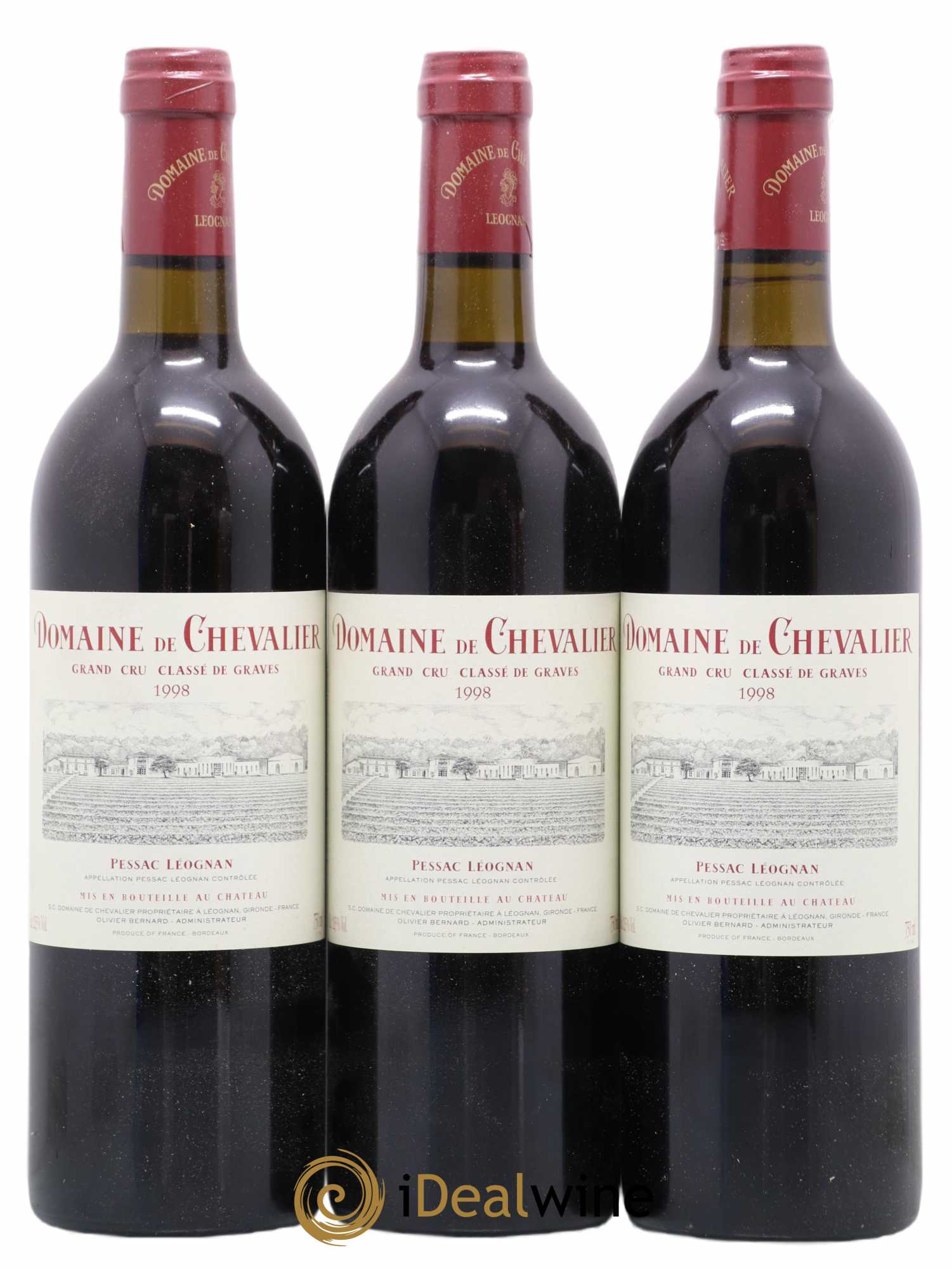 Domaine de Chevalier Cru Classé de Graves 0 1998 - Lot de 12 bouteilles - 4